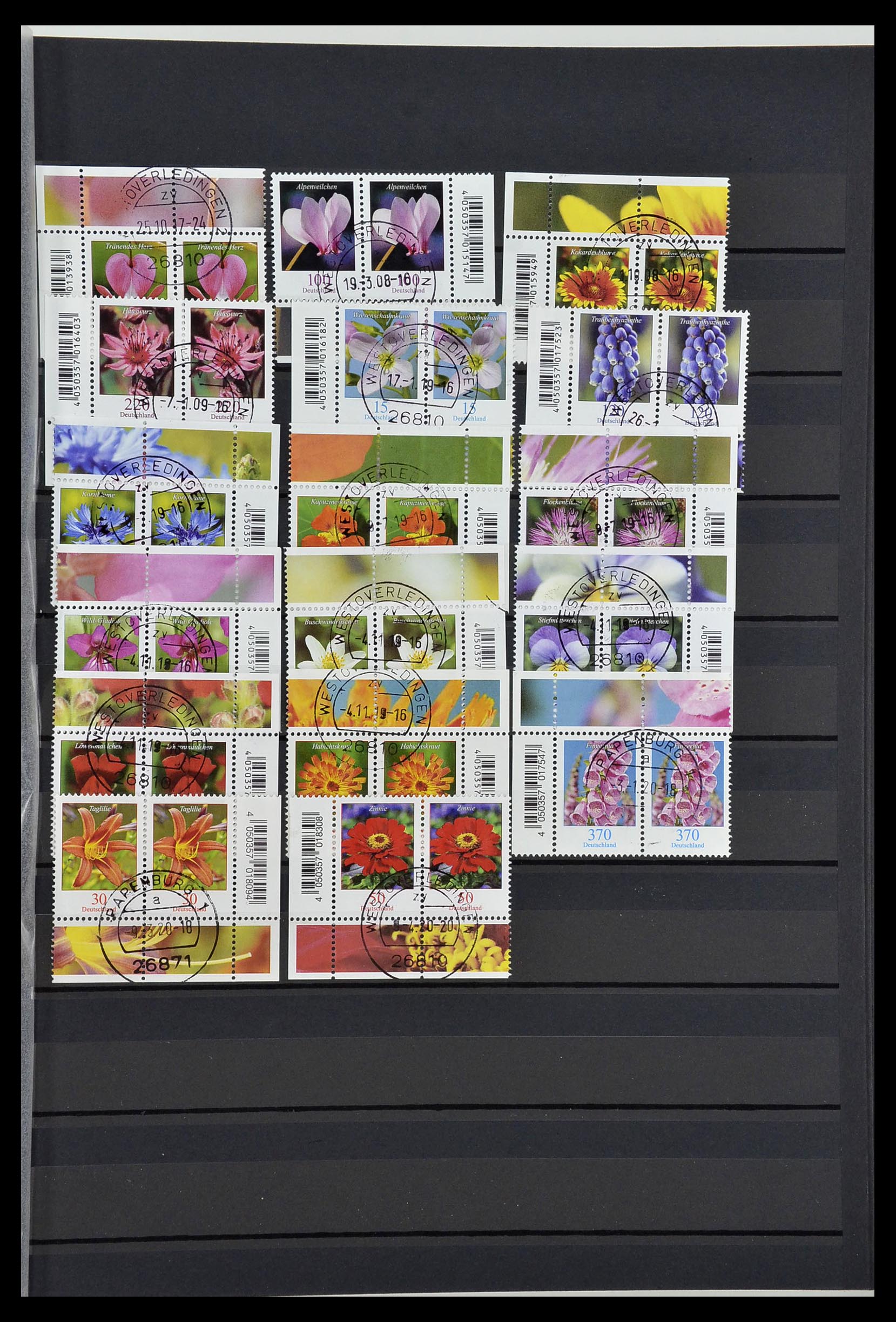 34003 053 - Postzegelverzameling 34003 Bundespost combinaties 1950-2020.