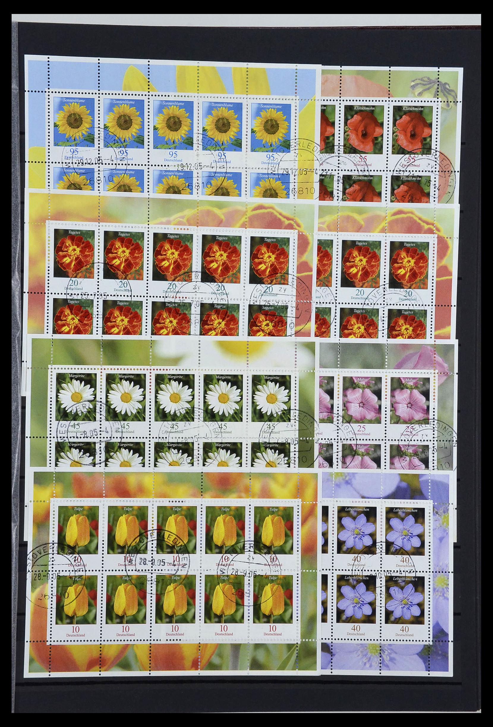 34003 054 - Postzegelverzameling 34003 Bundespost combinaties 1950-2020.
