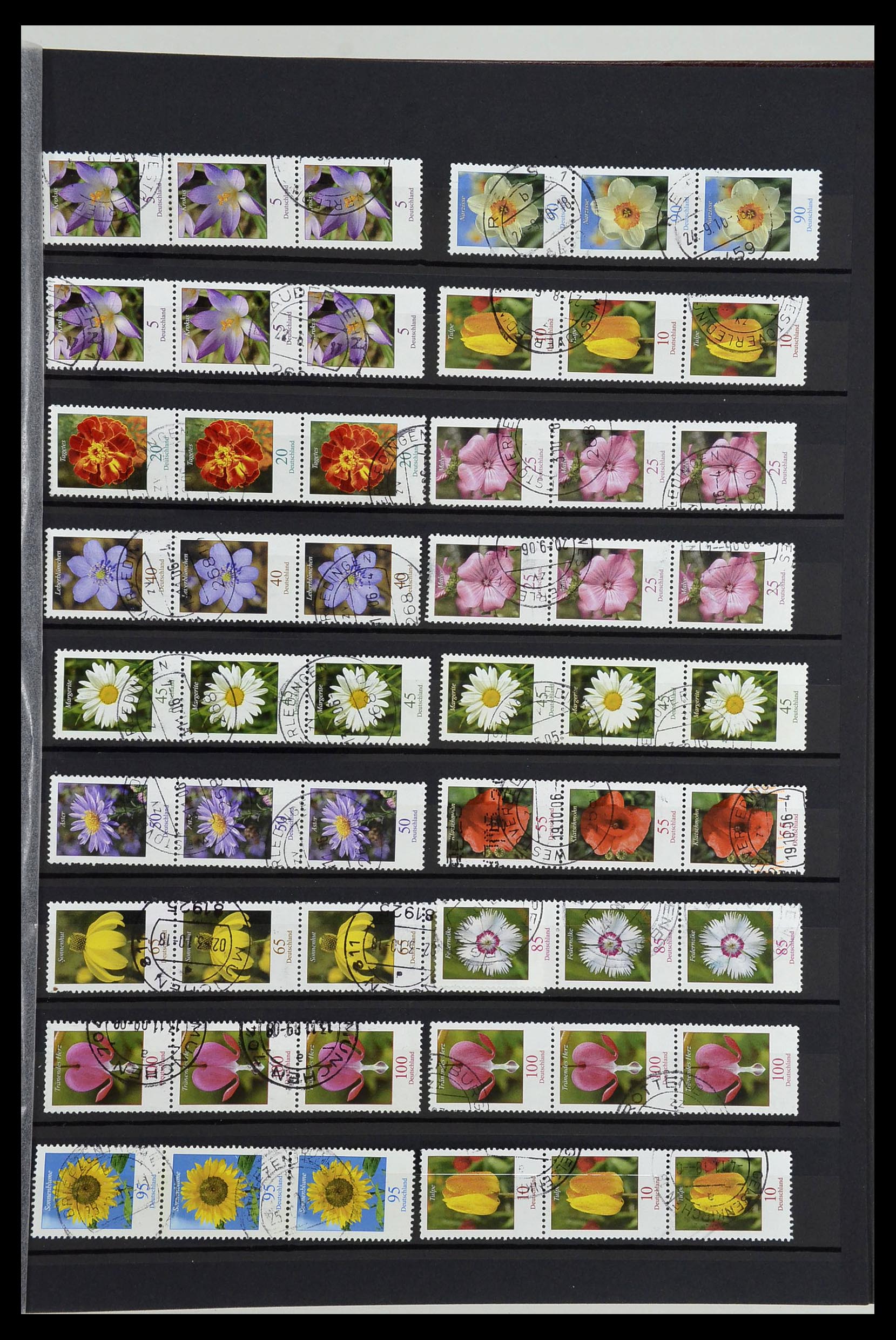 34003 056 - Postzegelverzameling 34003 Bundespost combinaties 1950-2020.