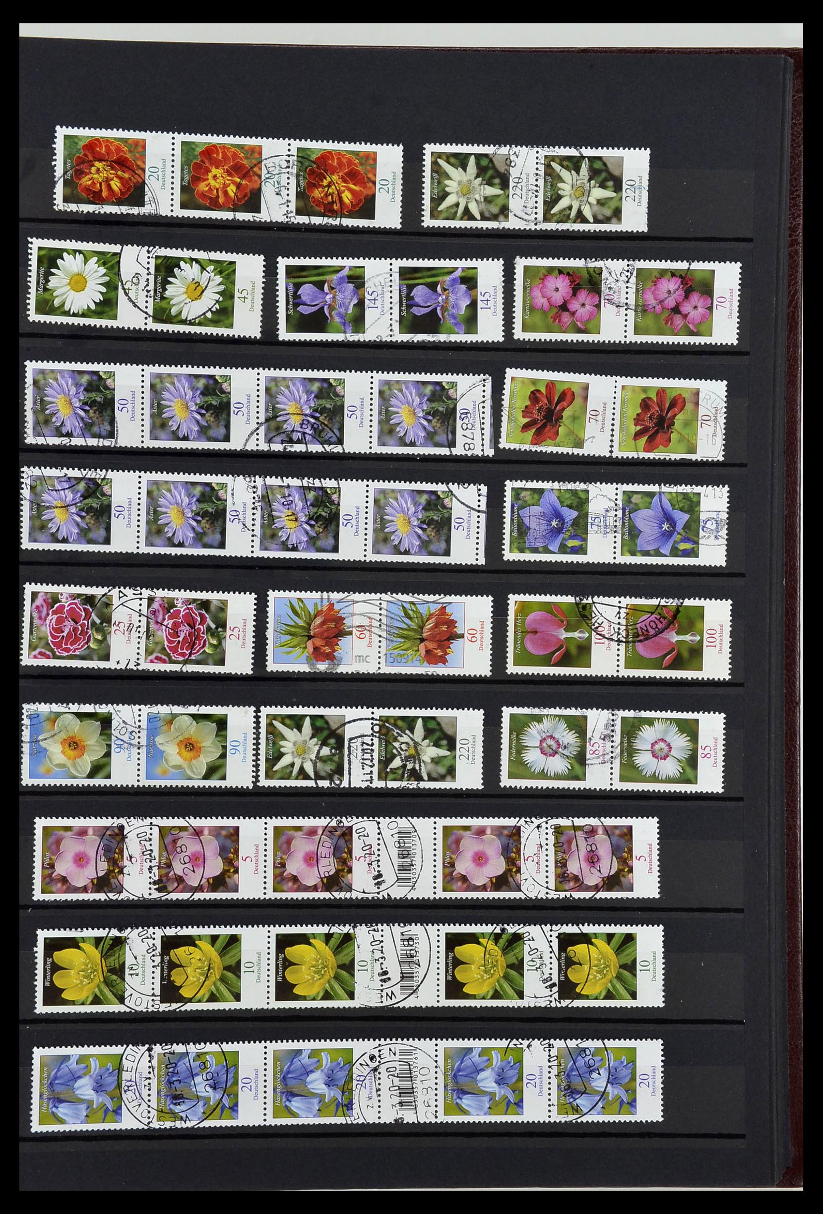 34003 058 - Postzegelverzameling 34003 Bundespost combinaties 1950-2020.