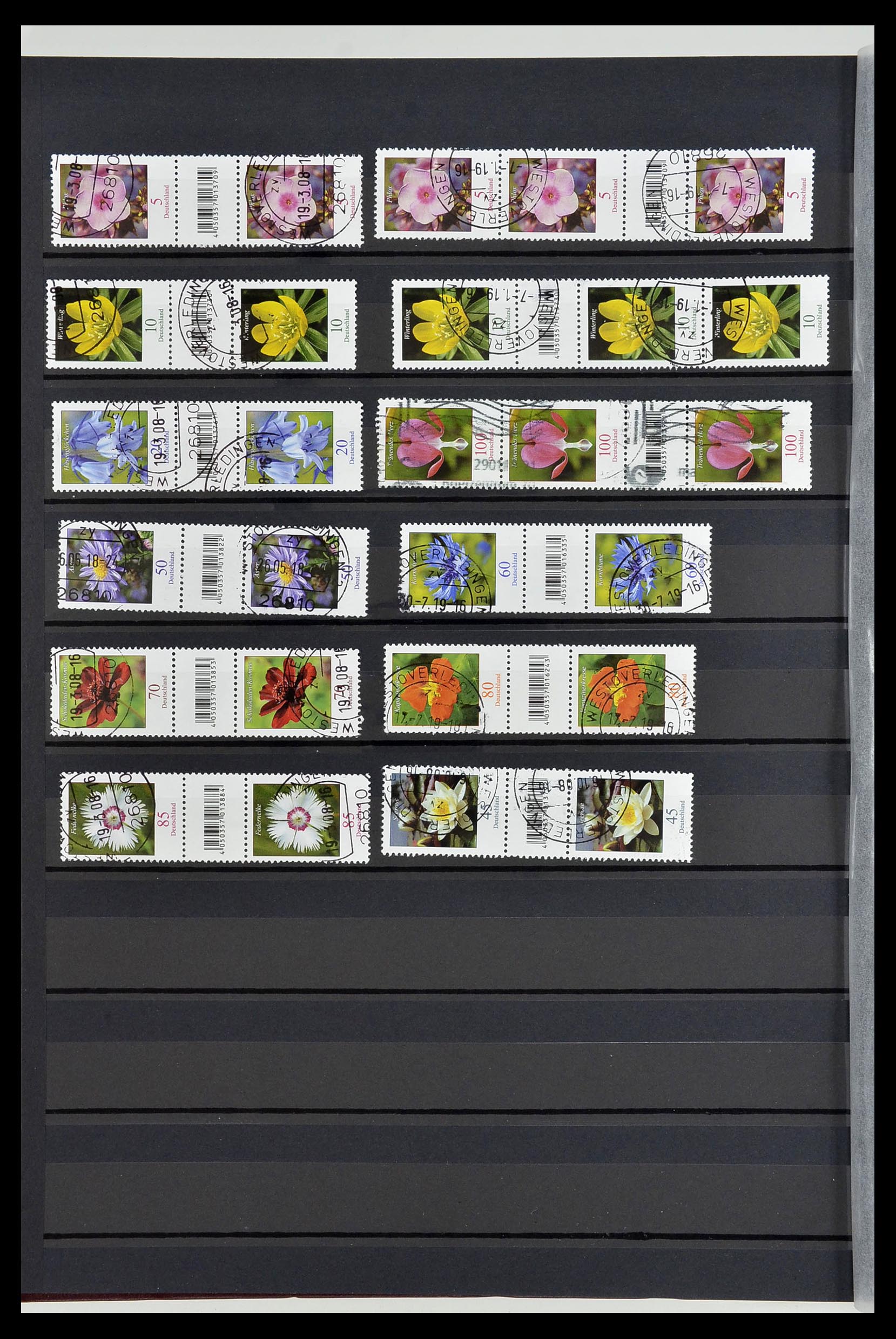 34003 059 - Postzegelverzameling 34003 Bundespost combinaties 1950-2020.