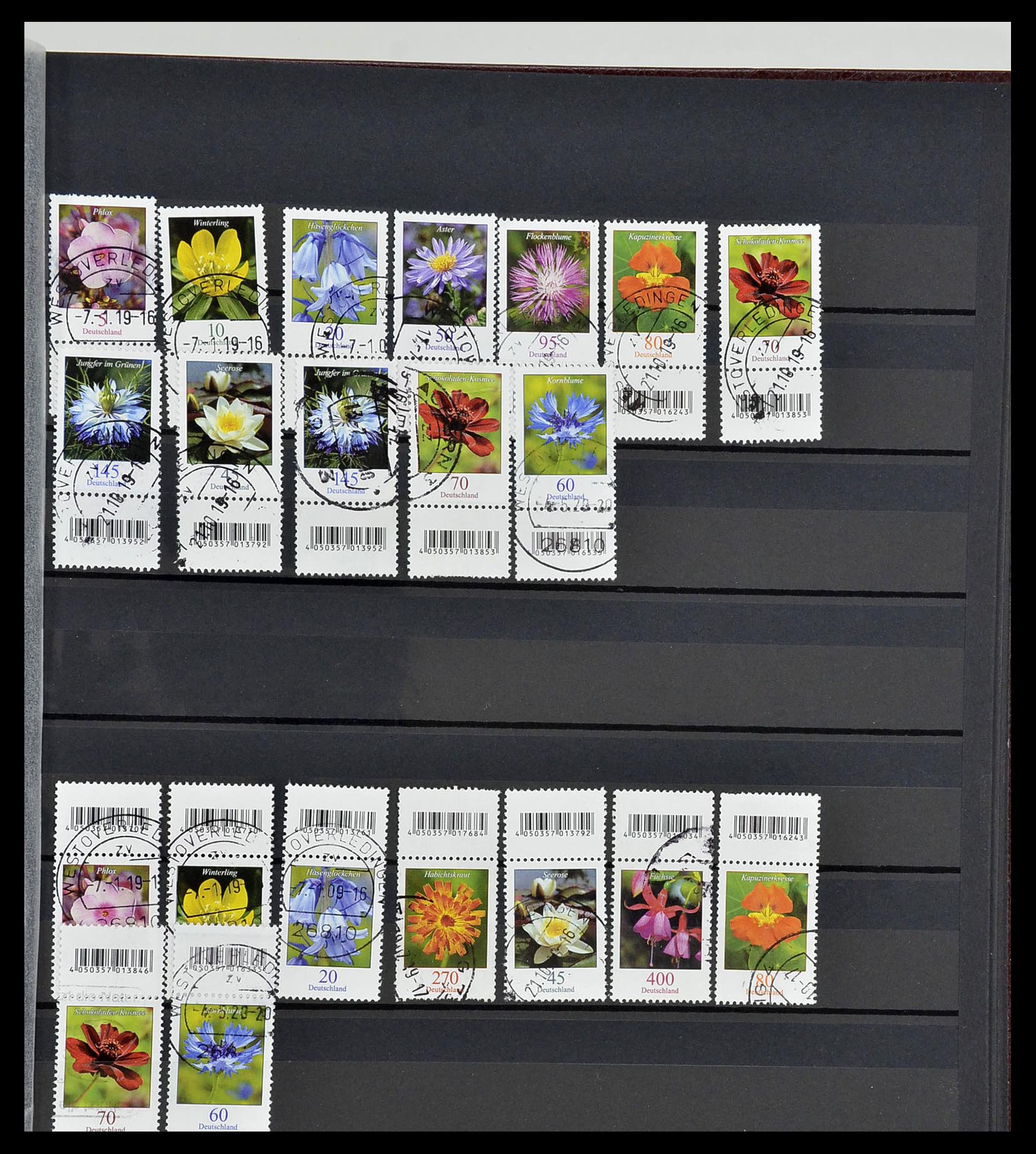 34003 060 - Postzegelverzameling 34003 Bundespost combinaties 1950-2020.