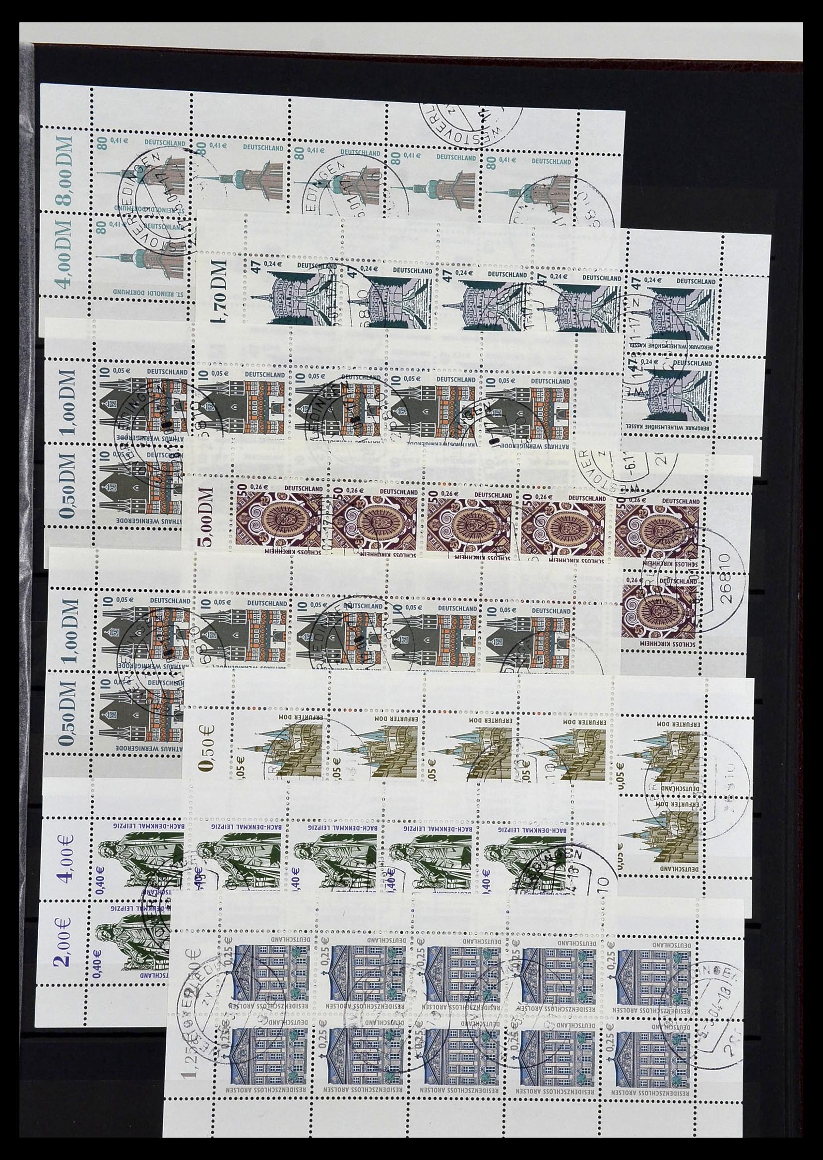 34003 061 - Stamp collection 34003 Bundespost combinations 1950-2020.