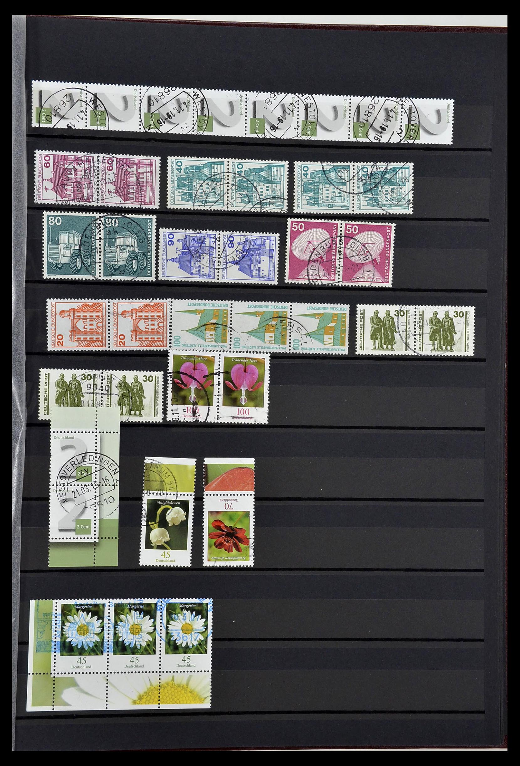 34003 064 - Stamp collection 34003 Bundespost combinations 1950-2020.