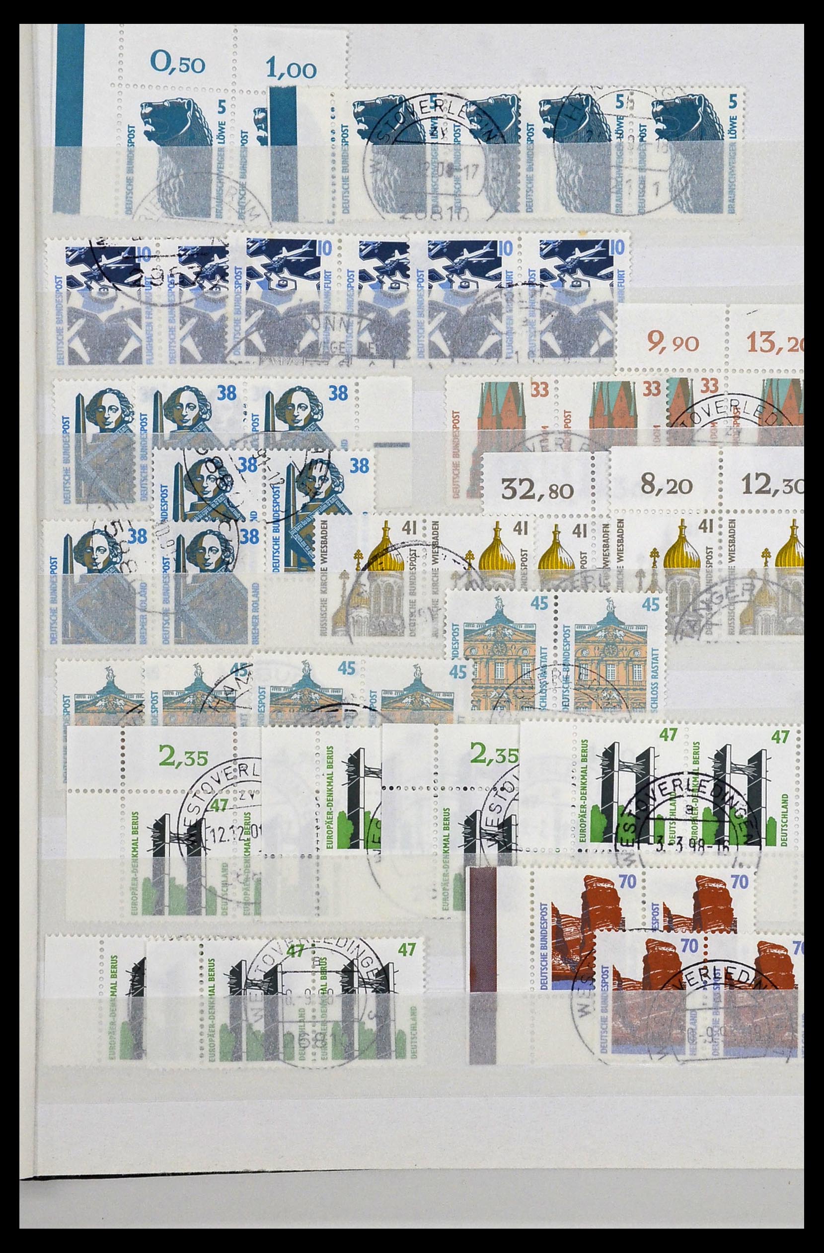 34003 065 - Stamp collection 34003 Bundespost combinations 1950-2020.