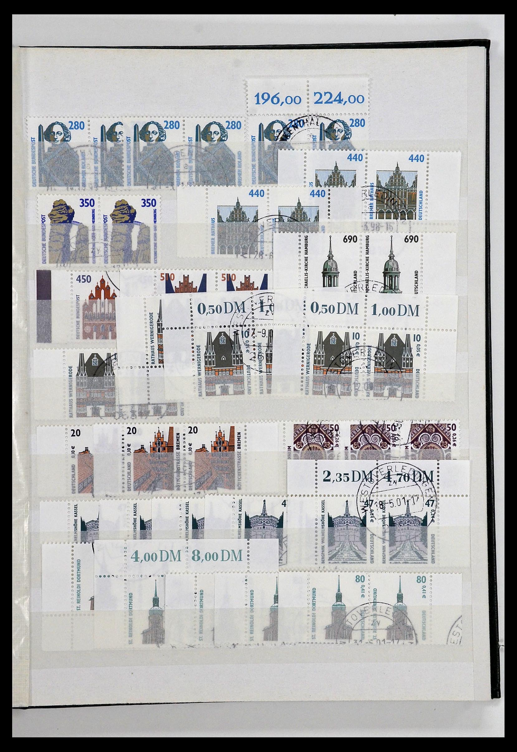 34003 066 - Stamp collection 34003 Bundespost combinations 1950-2020.