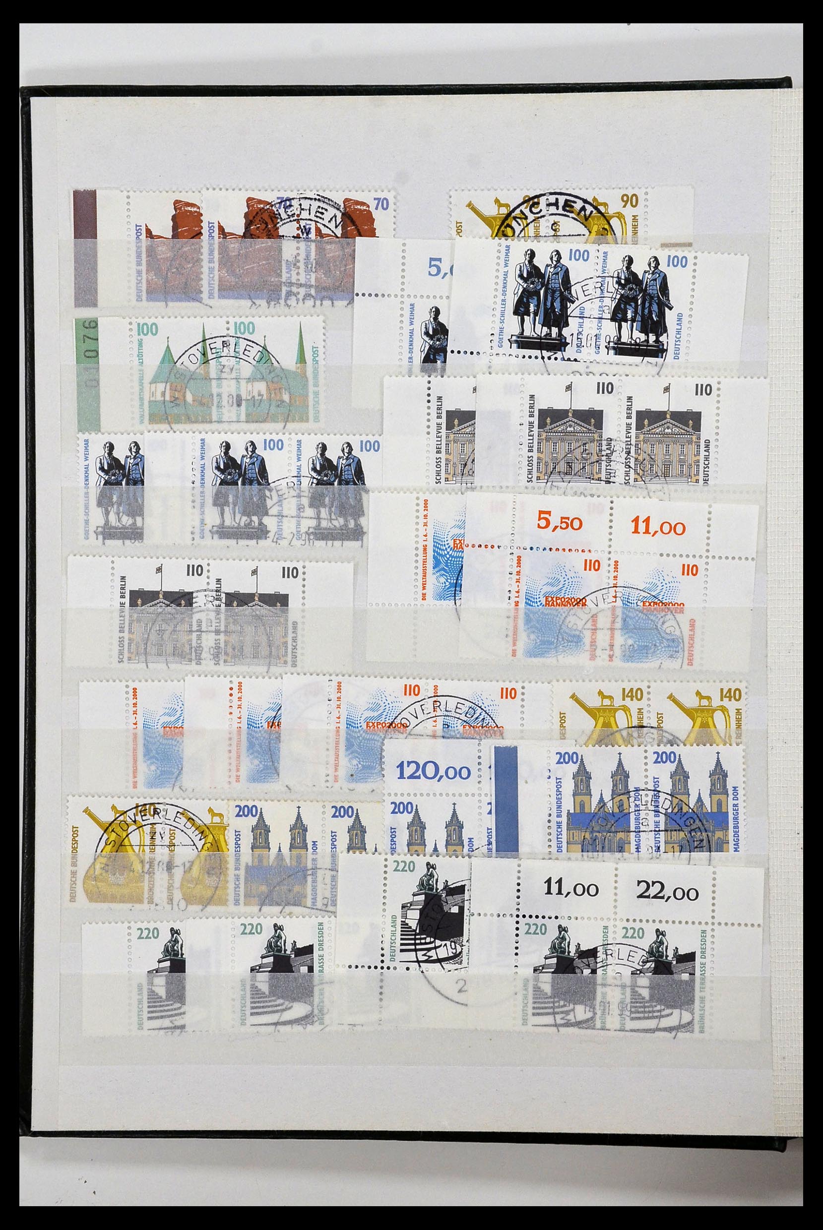 34003 067 - Stamp collection 34003 Bundespost combinations 1950-2020.