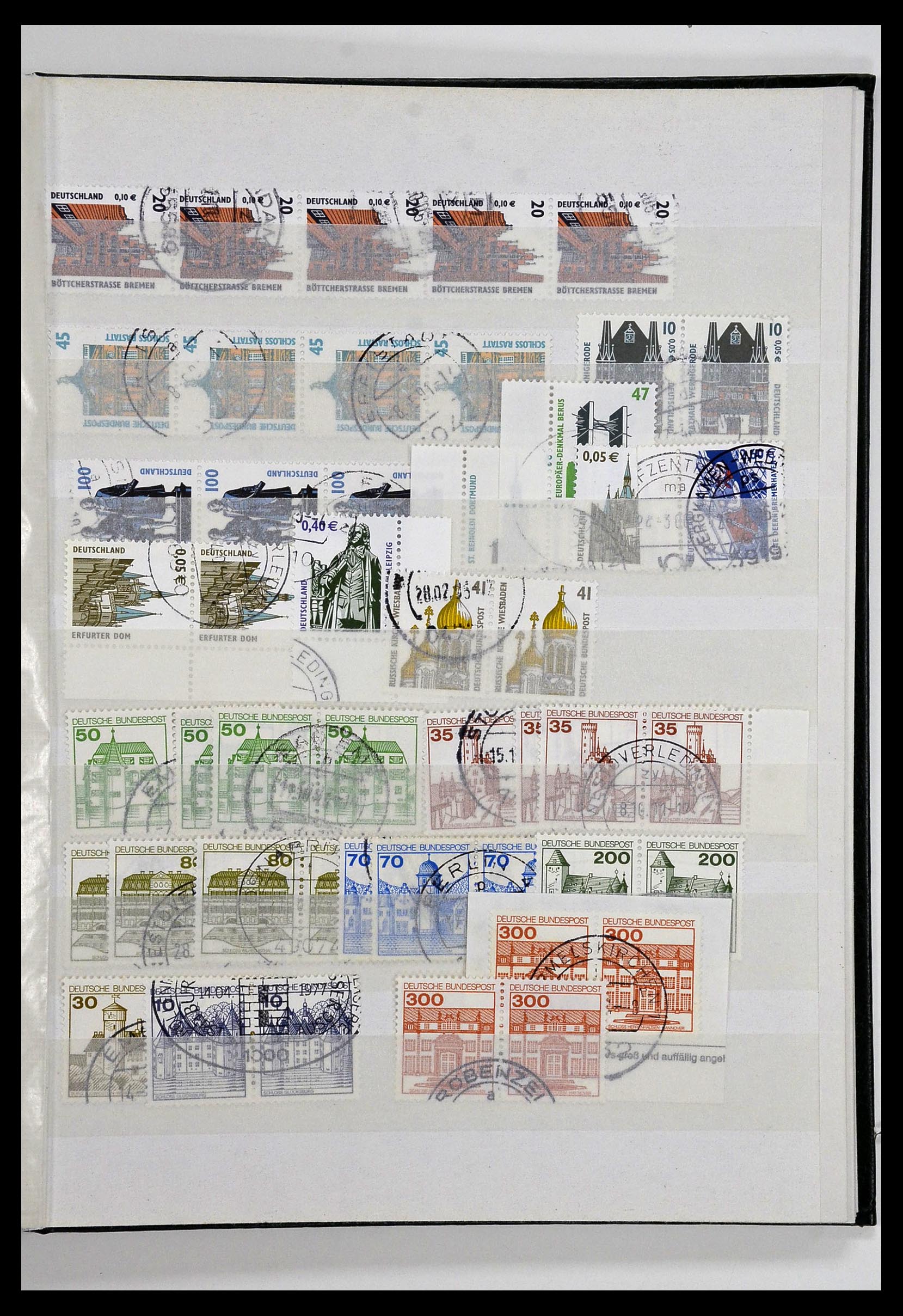 34003 071 - Stamp collection 34003 Bundespost combinations 1950-2020.