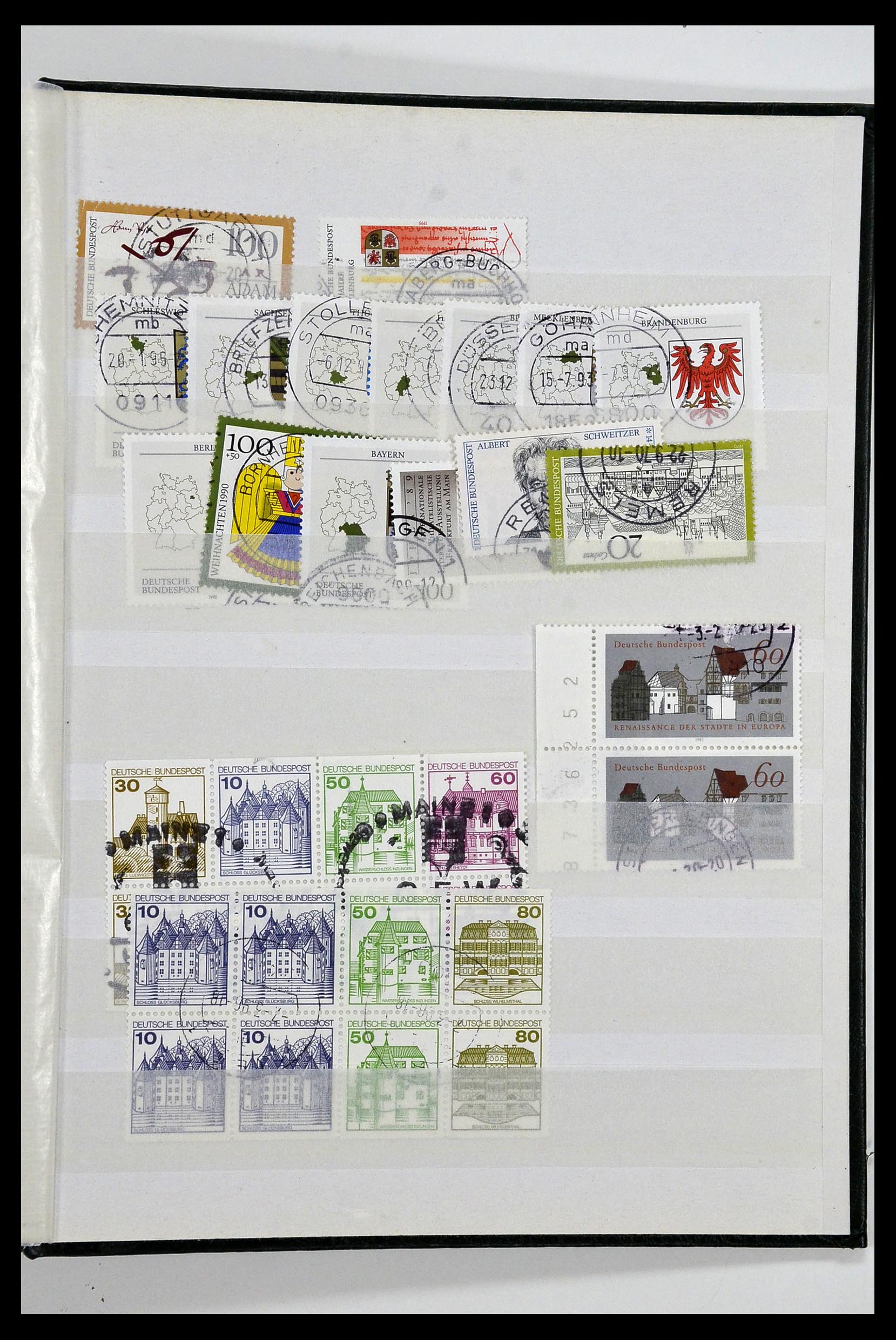 34003 079 - Stamp collection 34003 Bundespost combinations 1950-2020.