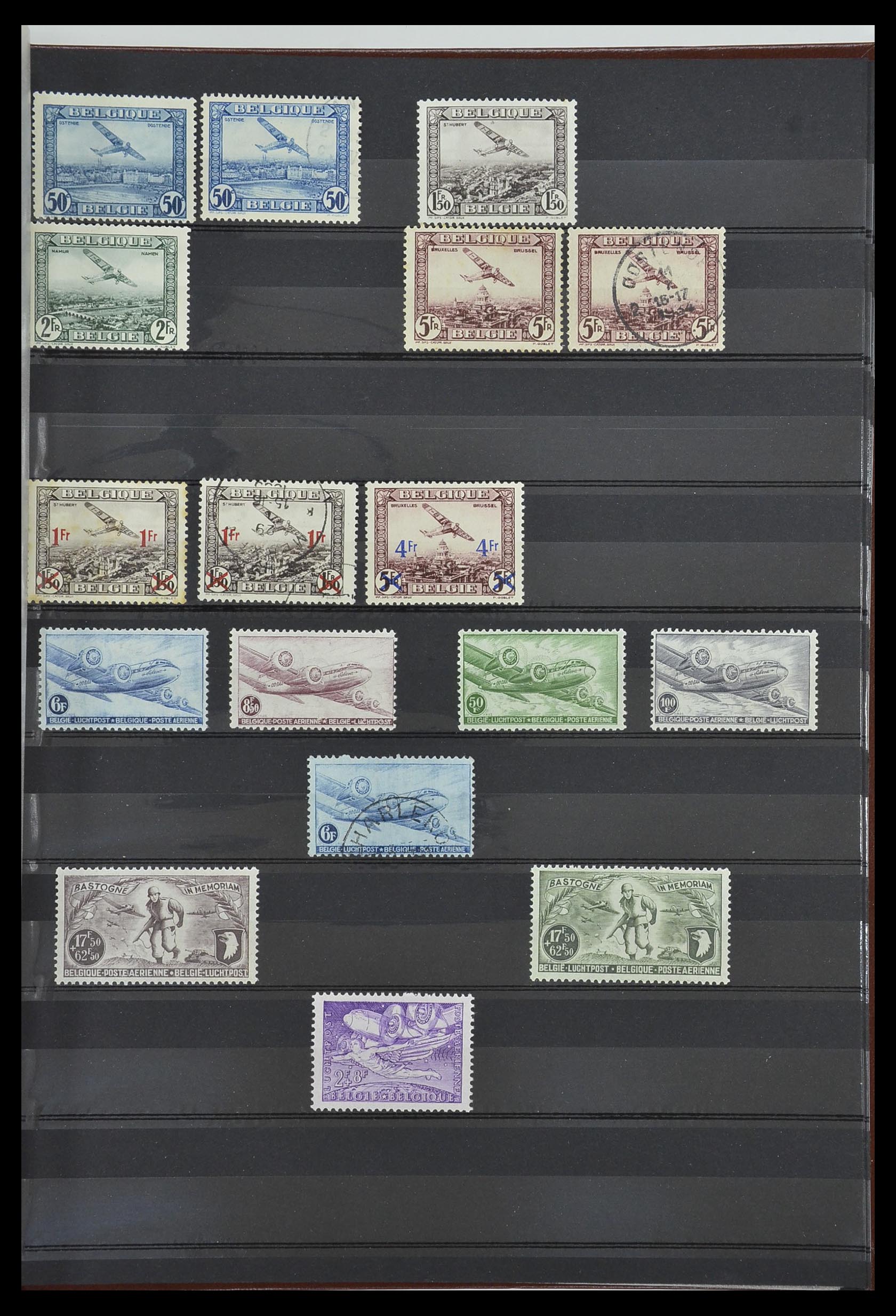 34004 001 - Postzegelverzameling 34004 België back of the book 1879-1985.
