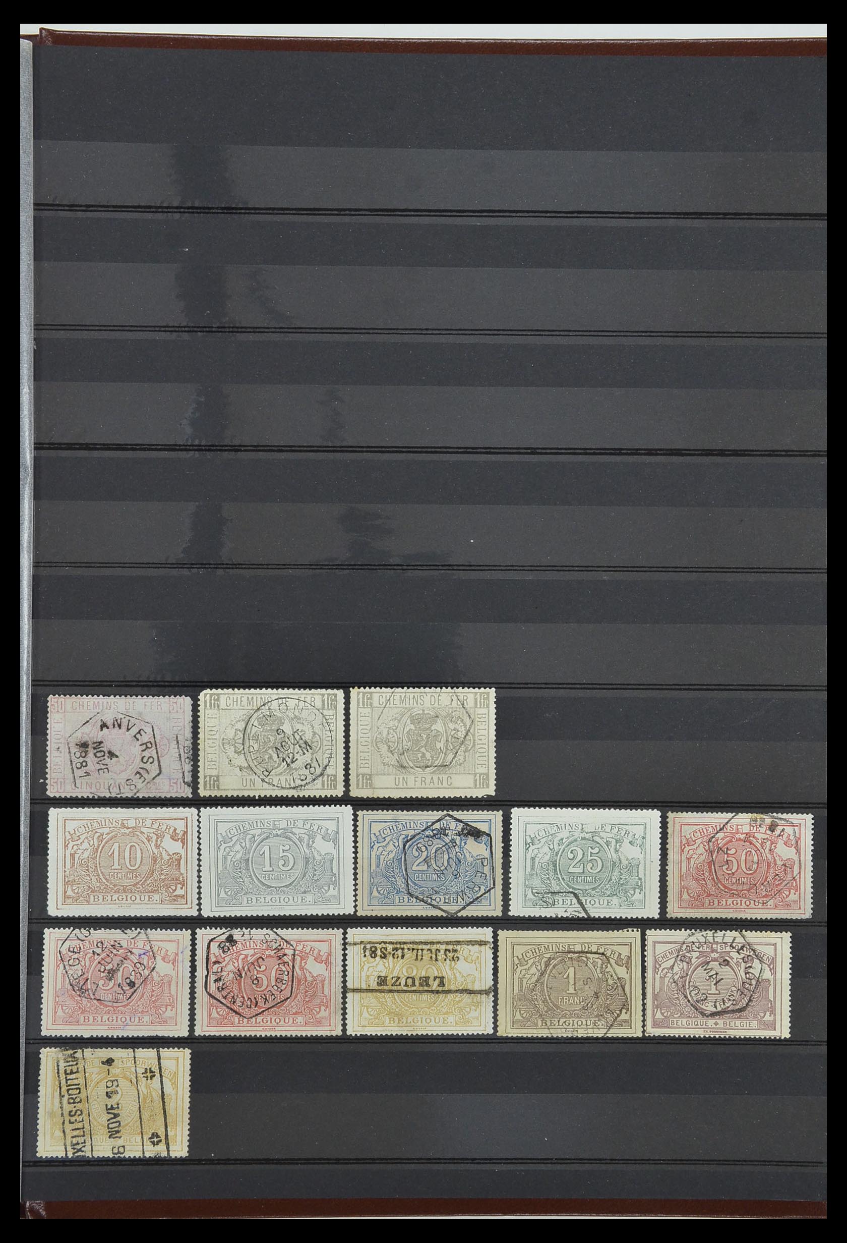 34004 012 - Postzegelverzameling 34004 België back of the book 1879-1985.