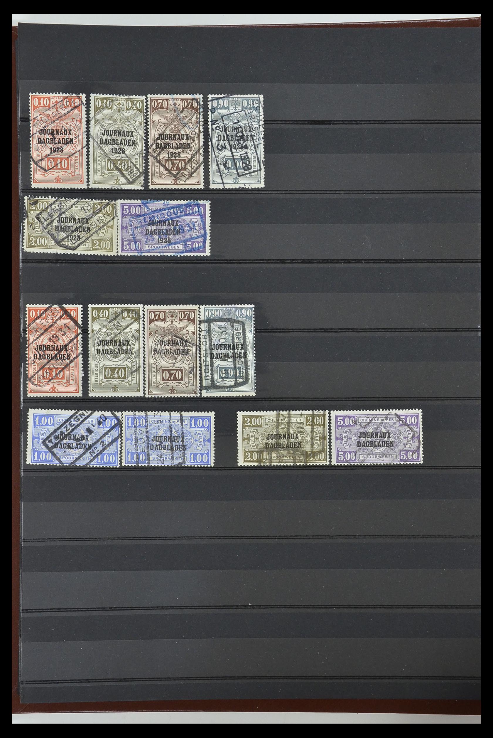 34004 013 - Postzegelverzameling 34004 België back of the book 1879-1985.
