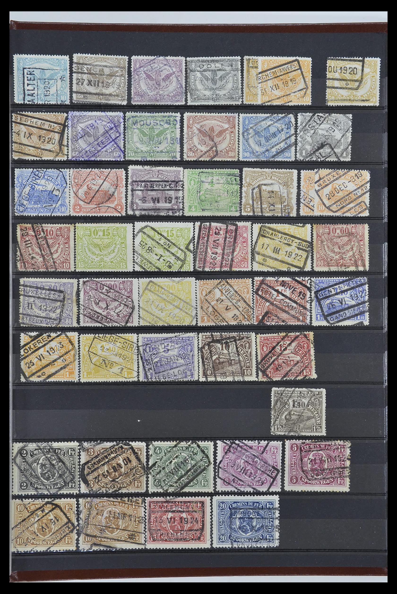 34004 015 - Postzegelverzameling 34004 België back of the book 1879-1985.