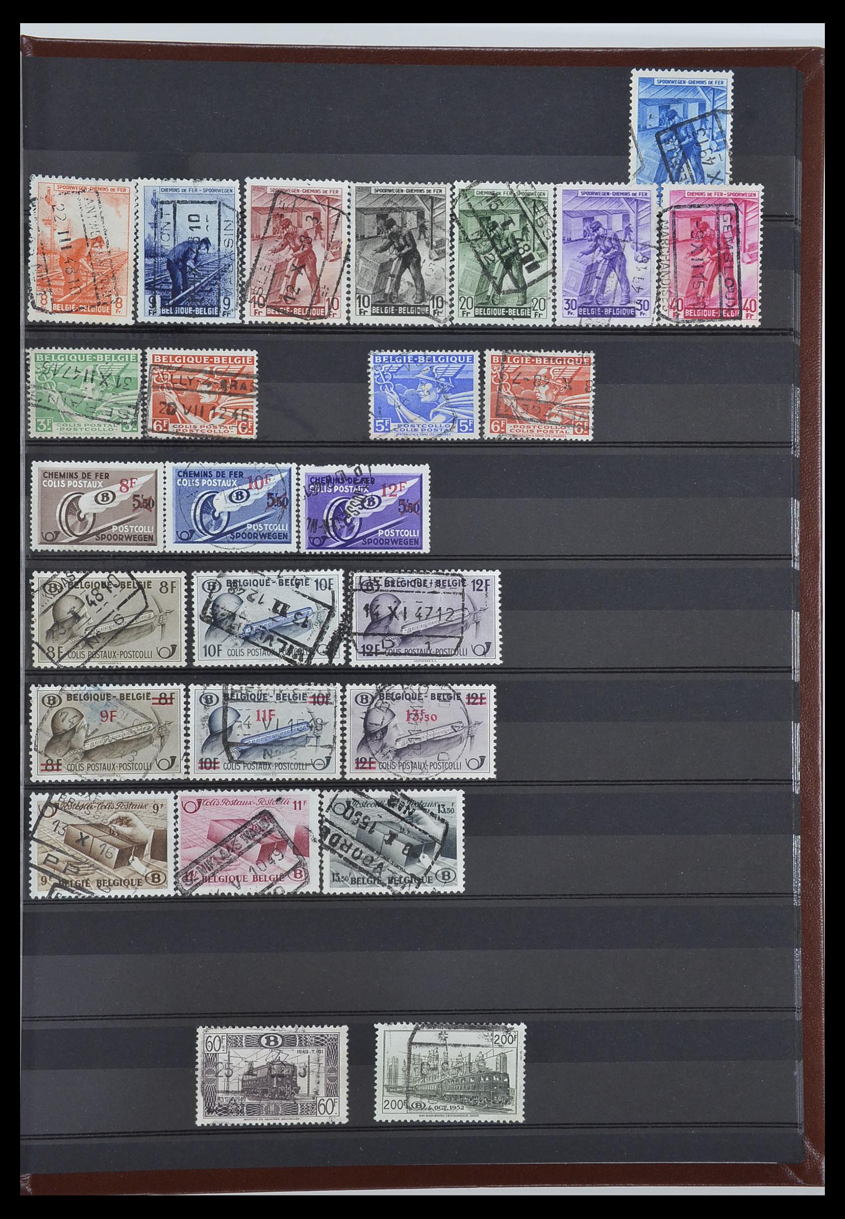 34004 019 - Postzegelverzameling 34004 België back of the book 1879-1985.