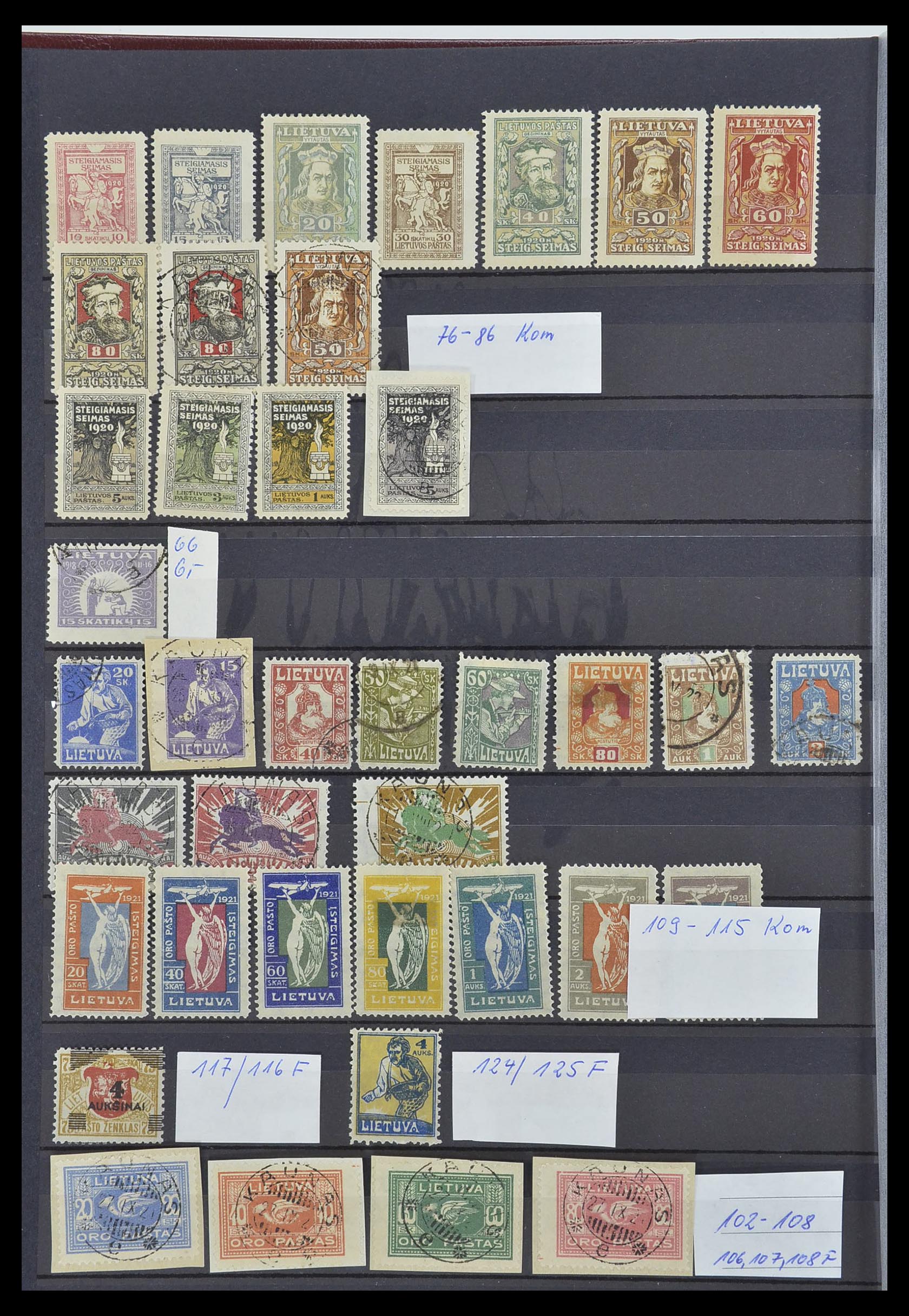 34006 002 - Stamp collection 34006 Baltic States 1918-2008.
