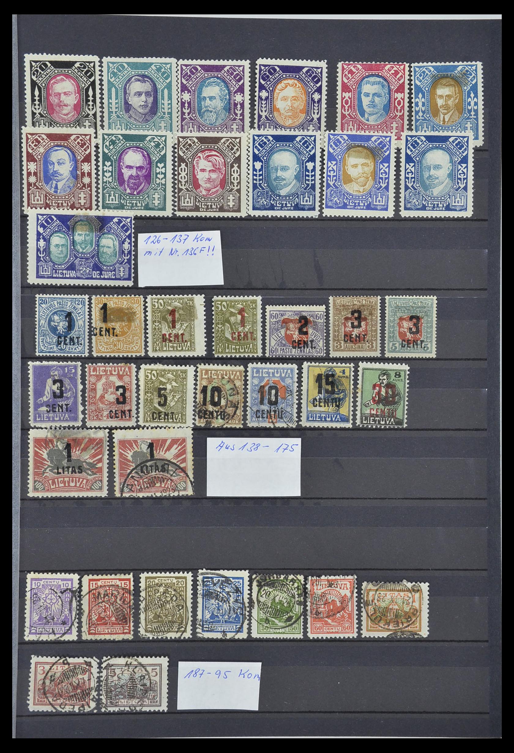 34006 003 - Postzegelverzameling 34006 Baltische Staten 1918-2008.