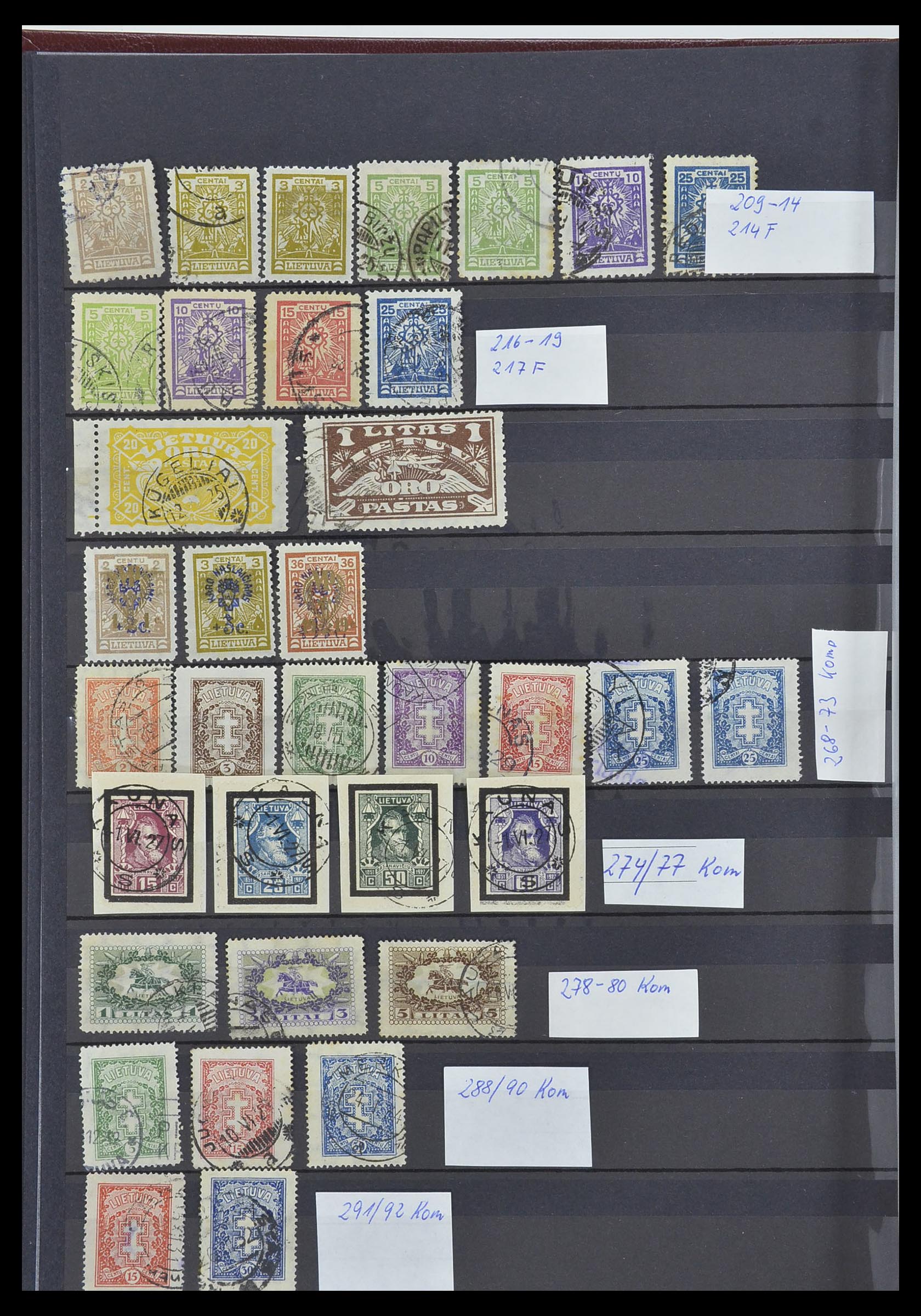 34006 004 - Postzegelverzameling 34006 Baltische Staten 1918-2008.
