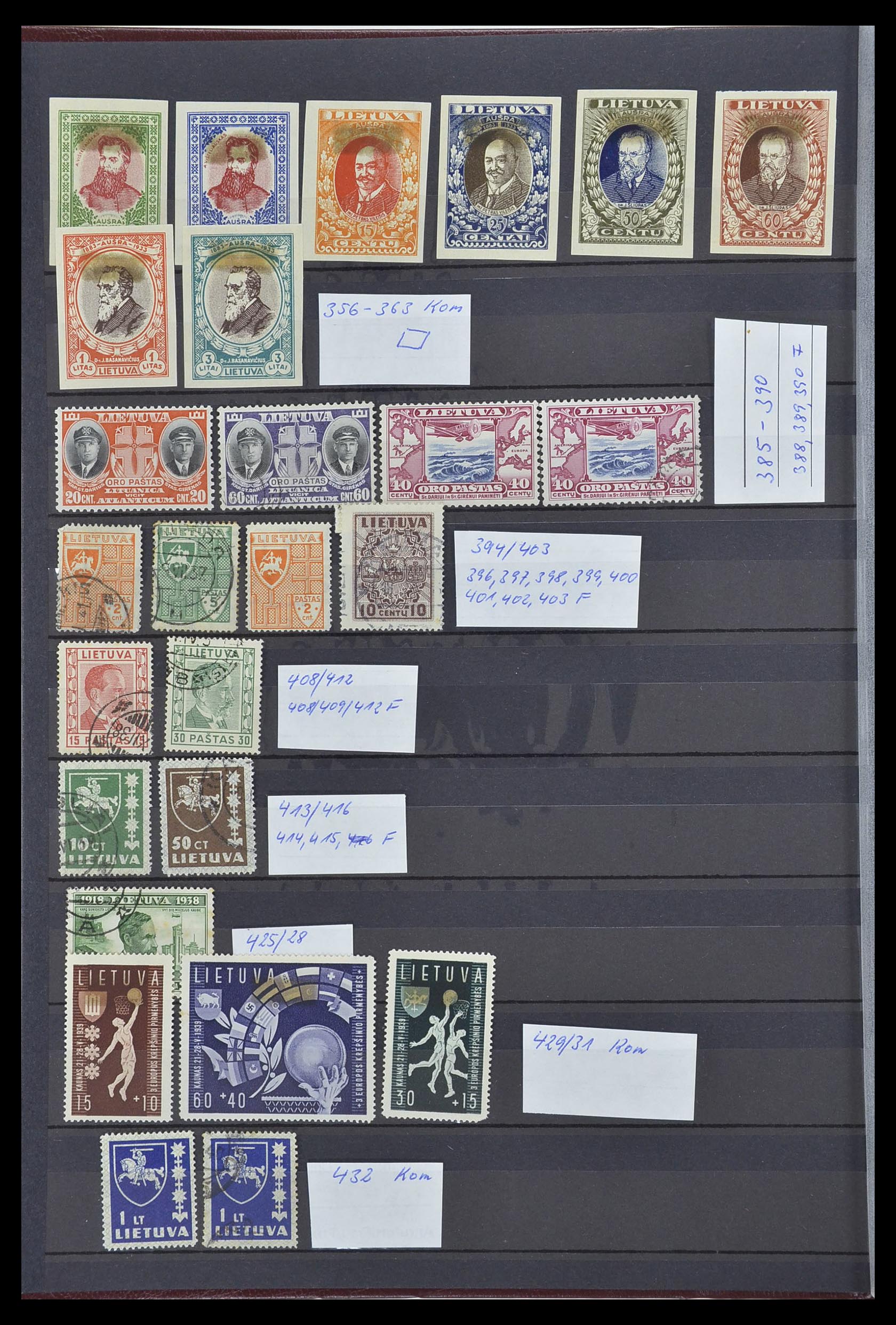 34006 006 - Postzegelverzameling 34006 Baltische Staten 1918-2008.