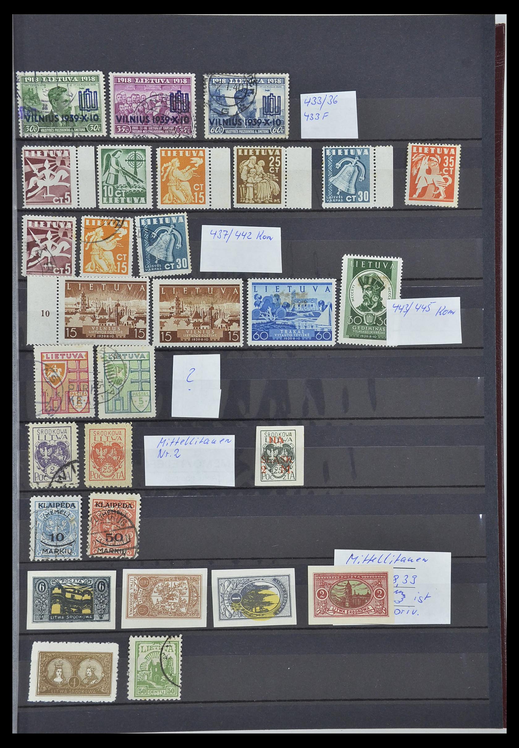 34006 007 - Postzegelverzameling 34006 Baltische Staten 1918-2008.