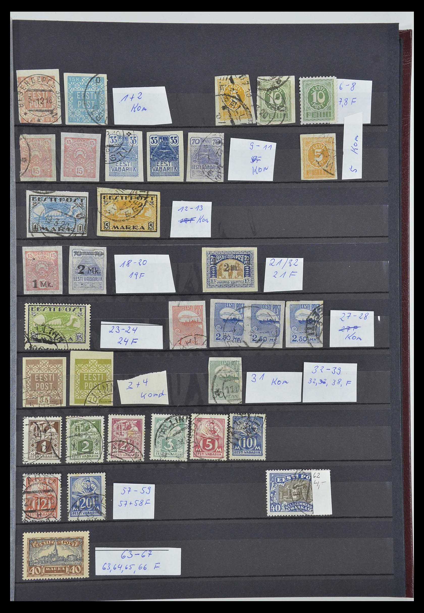 34006 009 - Postzegelverzameling 34006 Baltische Staten 1918-2008.