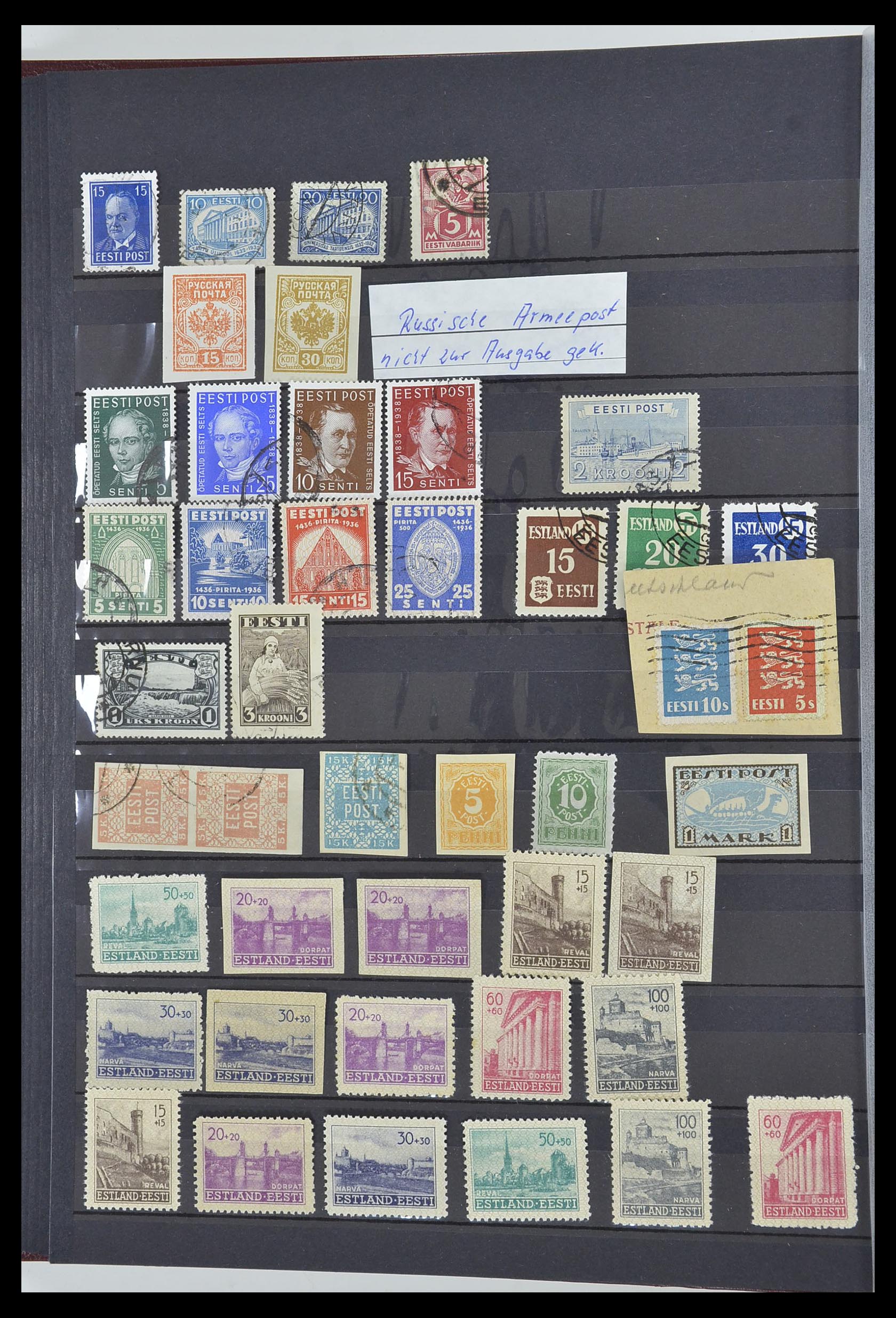 34006 012 - Postzegelverzameling 34006 Baltische Staten 1918-2008.