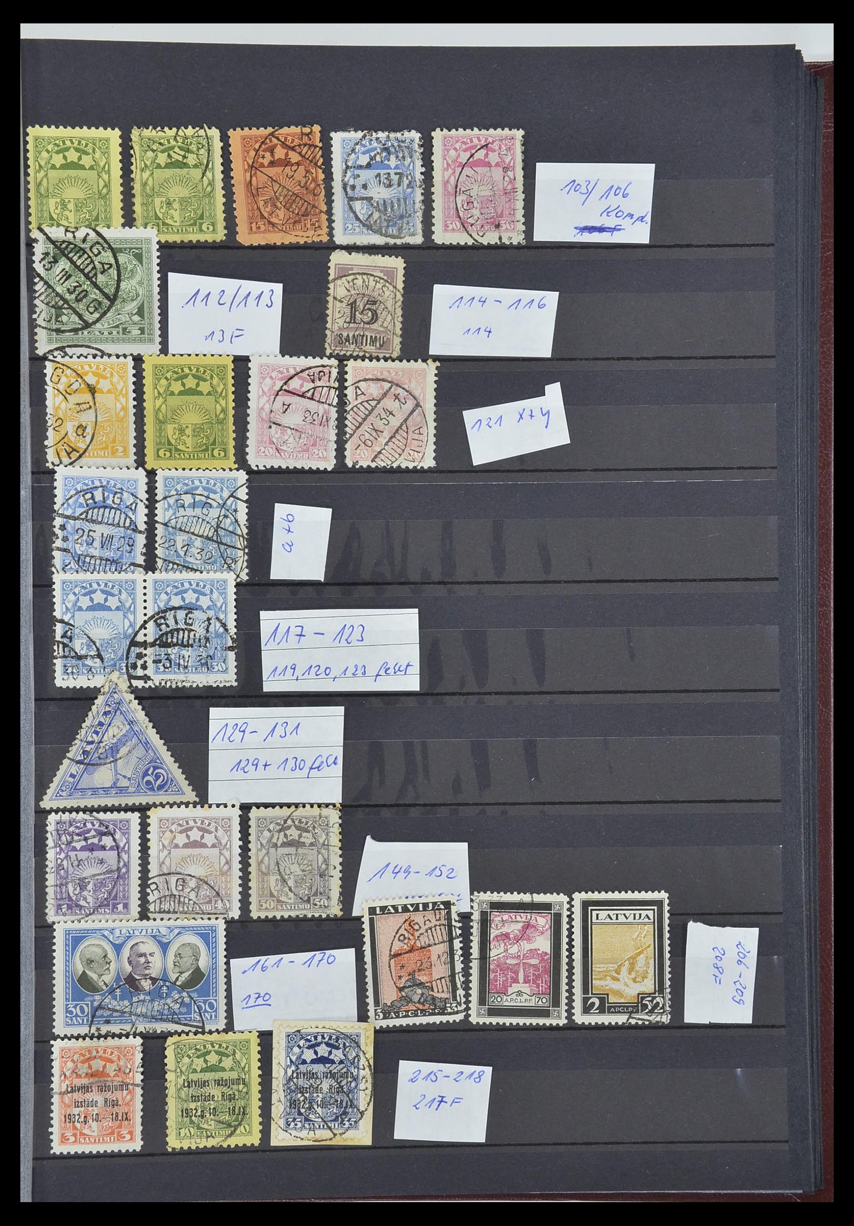 34006 015 - Postzegelverzameling 34006 Baltische Staten 1918-2008.
