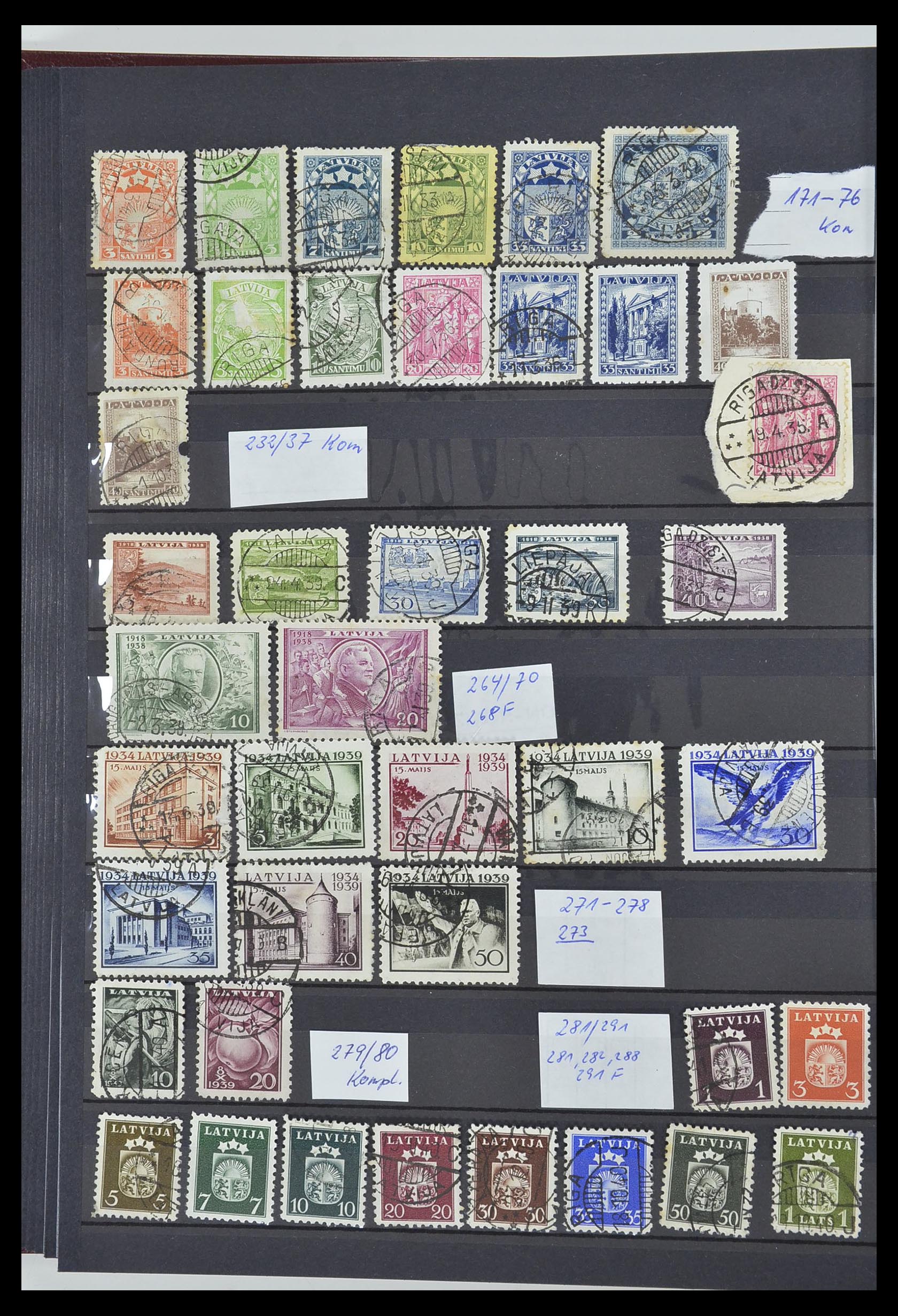 34006 016 - Stamp collection 34006 Baltic States 1918-2008.