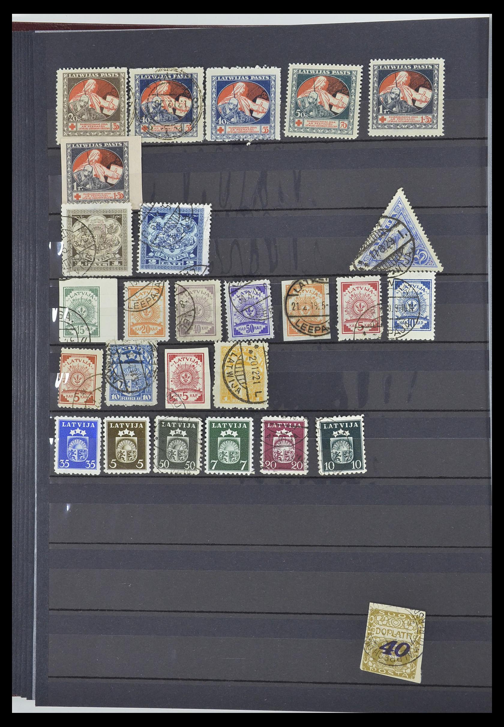 34006 018 - Postzegelverzameling 34006 Baltische Staten 1918-2008.