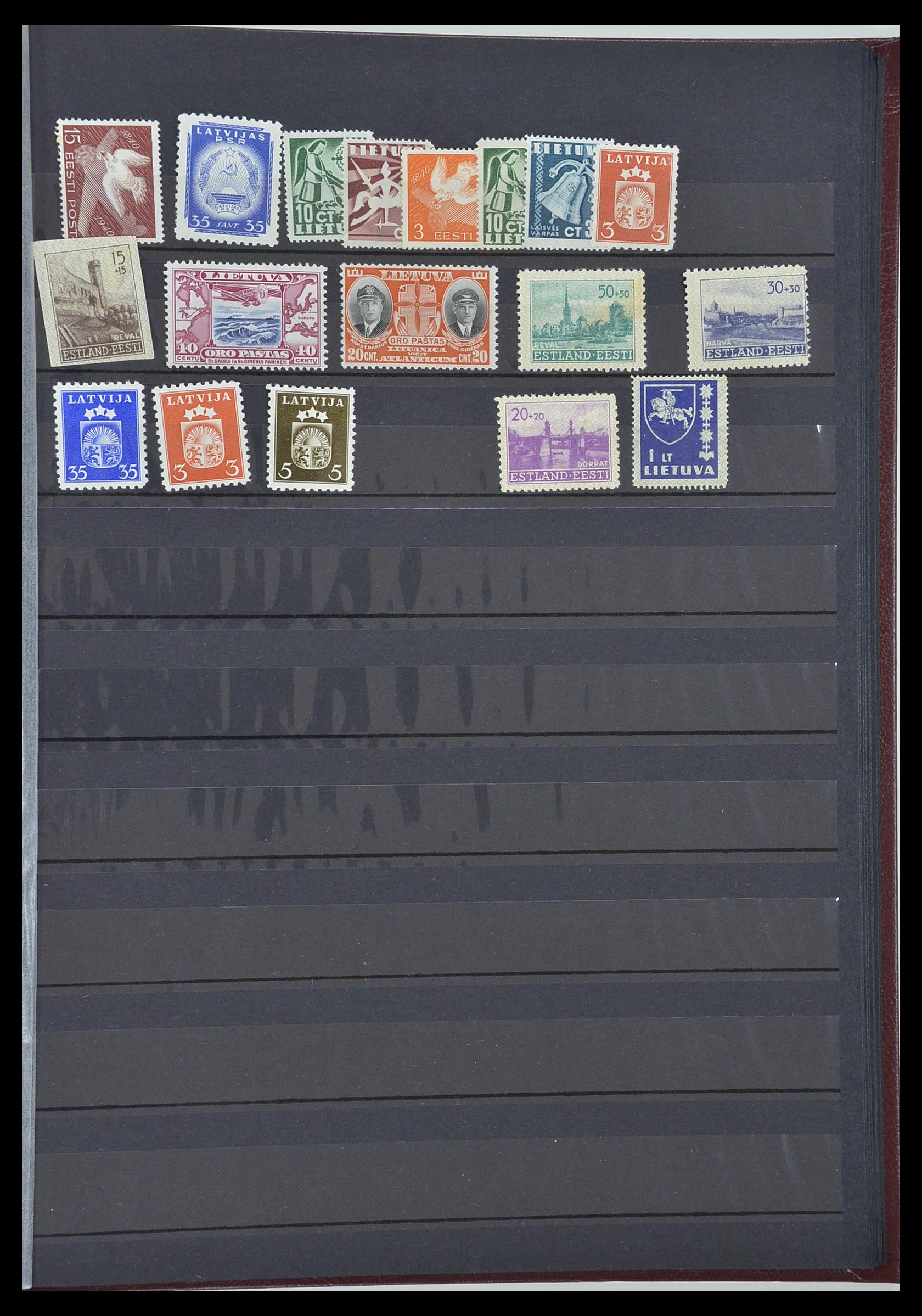 34006 025 - Postzegelverzameling 34006 Baltische Staten 1918-2008.