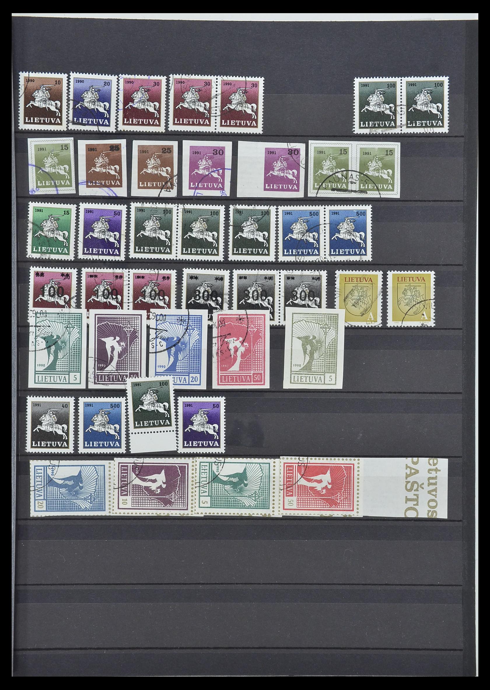 34006 026 - Postzegelverzameling 34006 Baltische Staten 1918-2008.