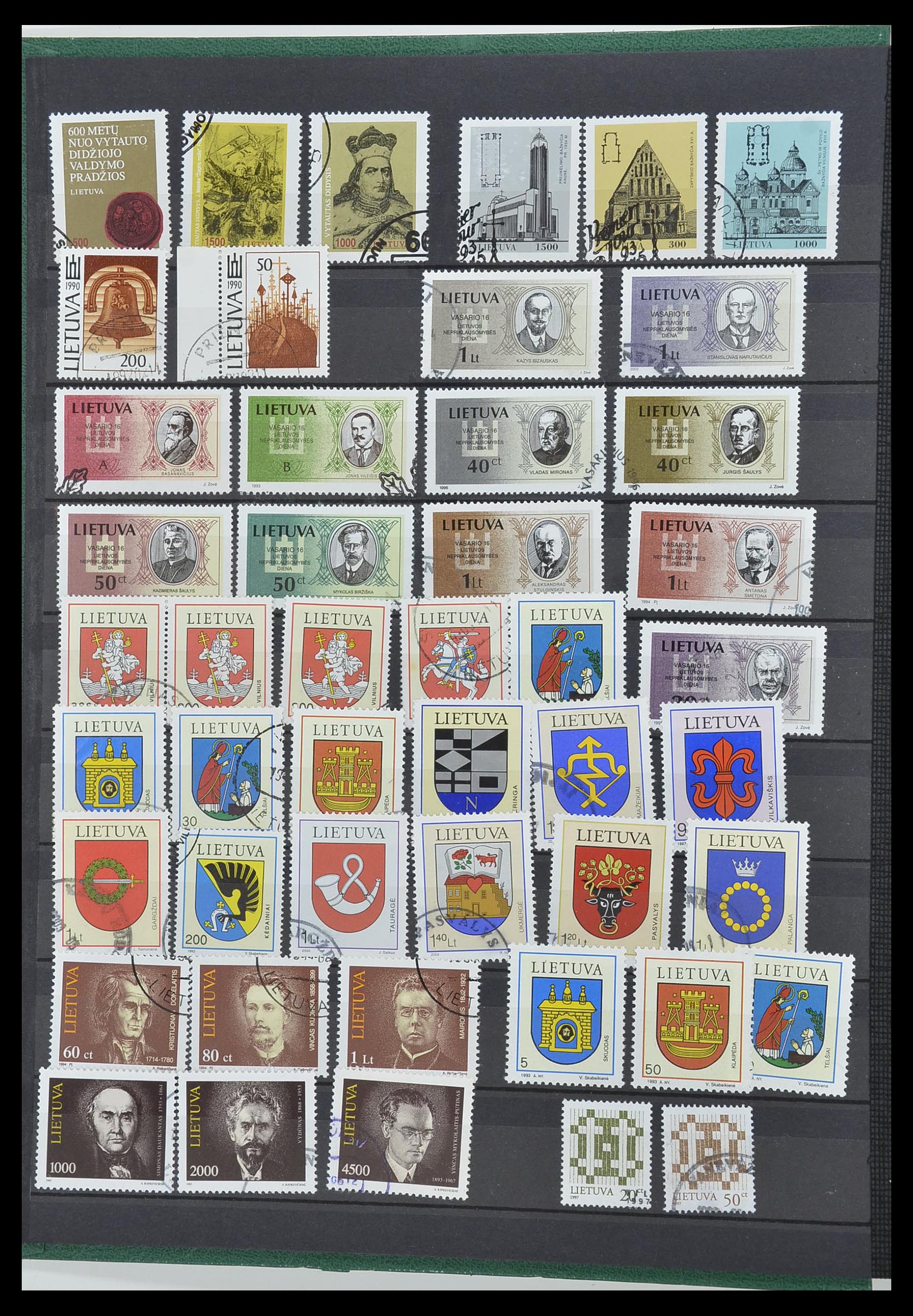 34006 027 - Postzegelverzameling 34006 Baltische Staten 1918-2008.