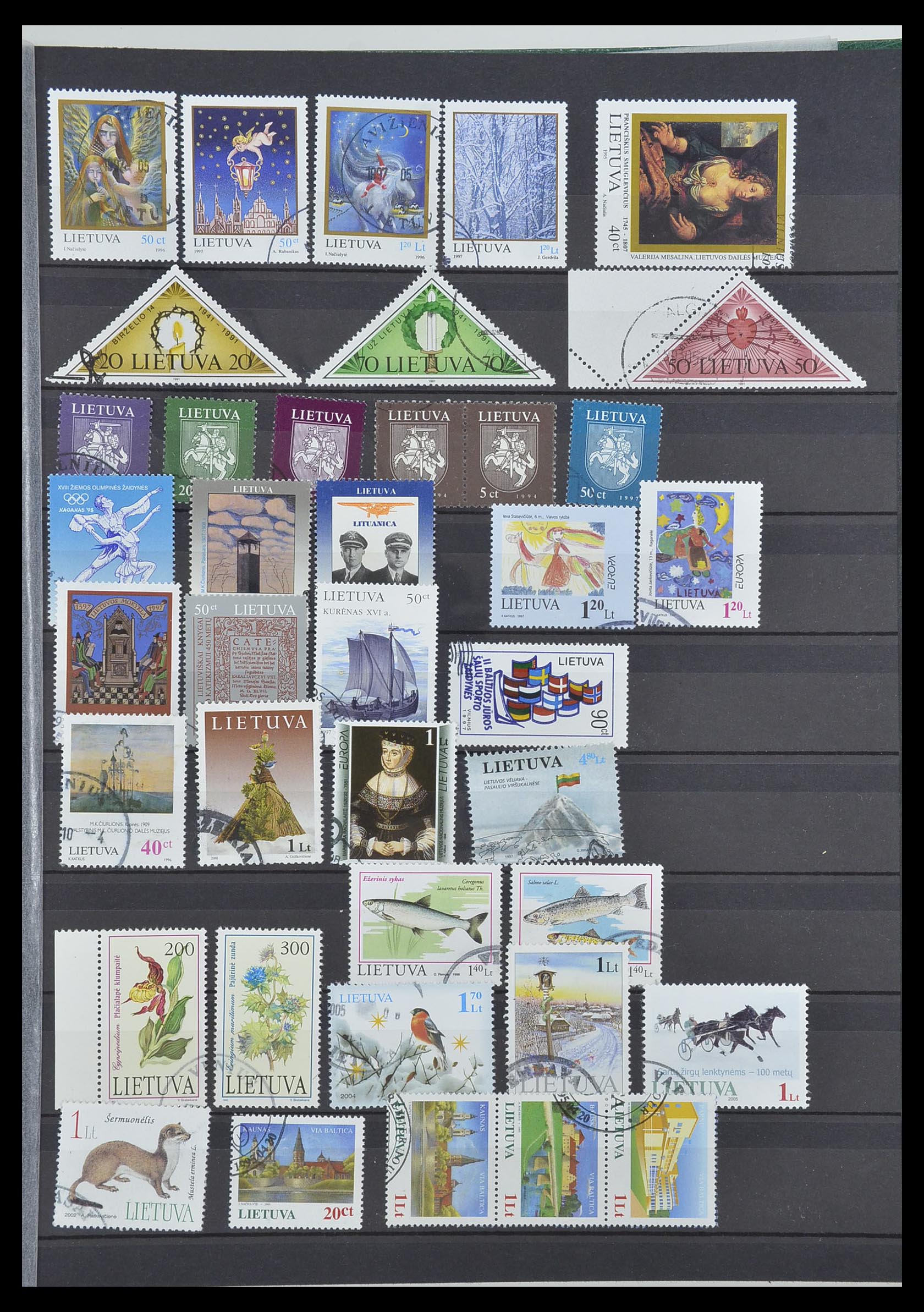 34006 030 - Postzegelverzameling 34006 Baltische Staten 1918-2008.