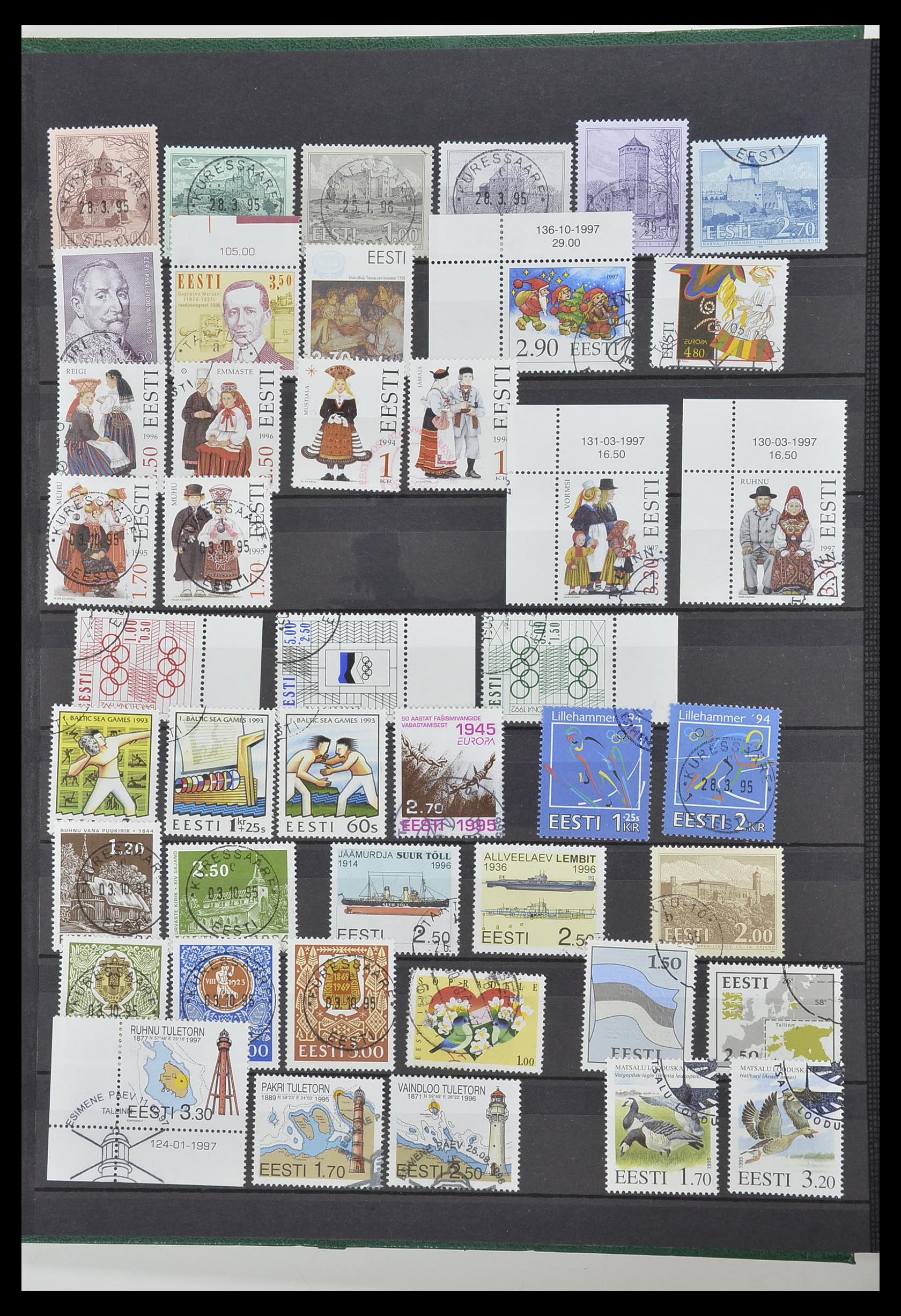 34006 034 - Postzegelverzameling 34006 Baltische Staten 1918-2008.
