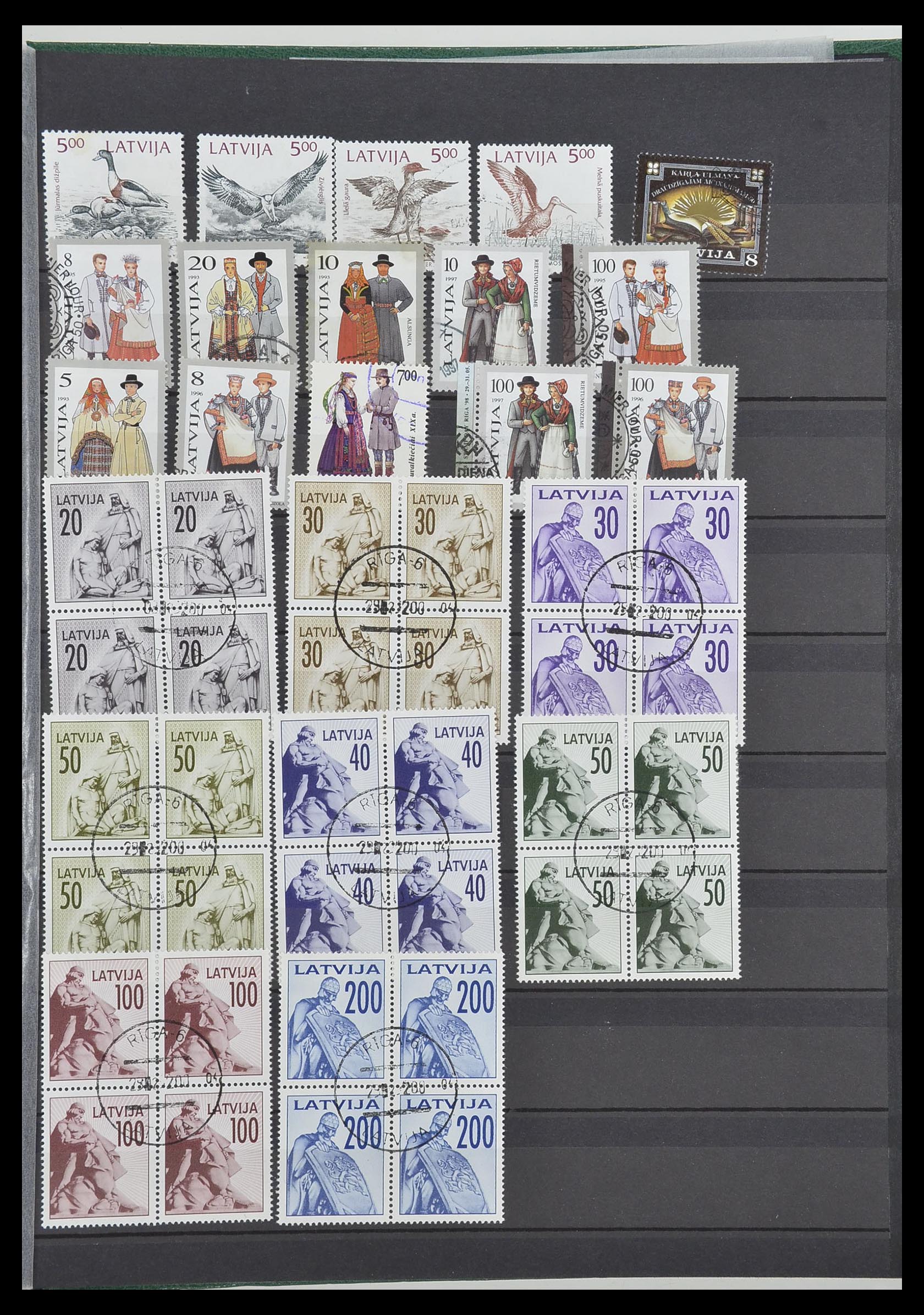 34006 039 - Postzegelverzameling 34006 Baltische Staten 1918-2008.