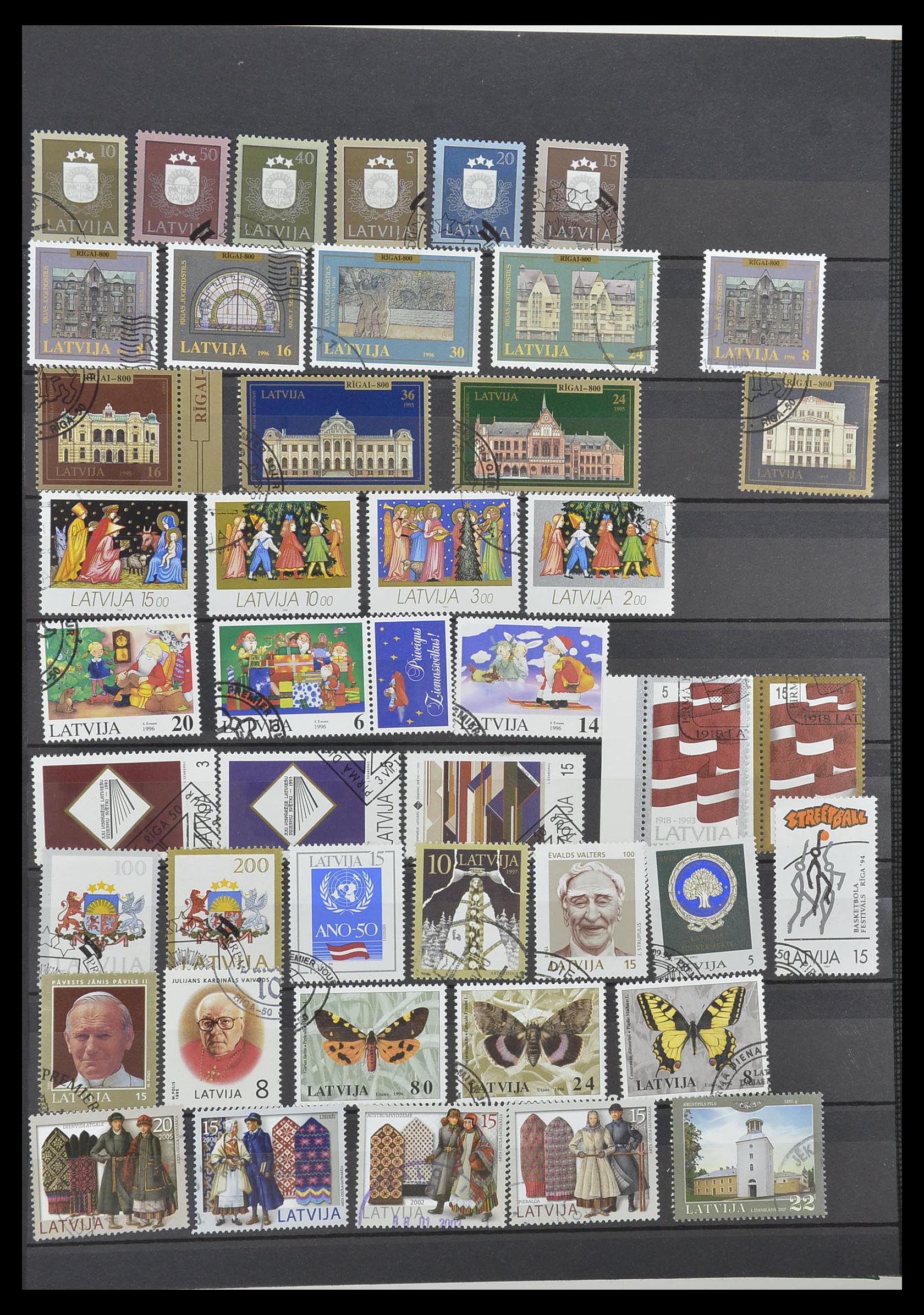 34006 042 - Postzegelverzameling 34006 Baltische Staten 1918-2008.