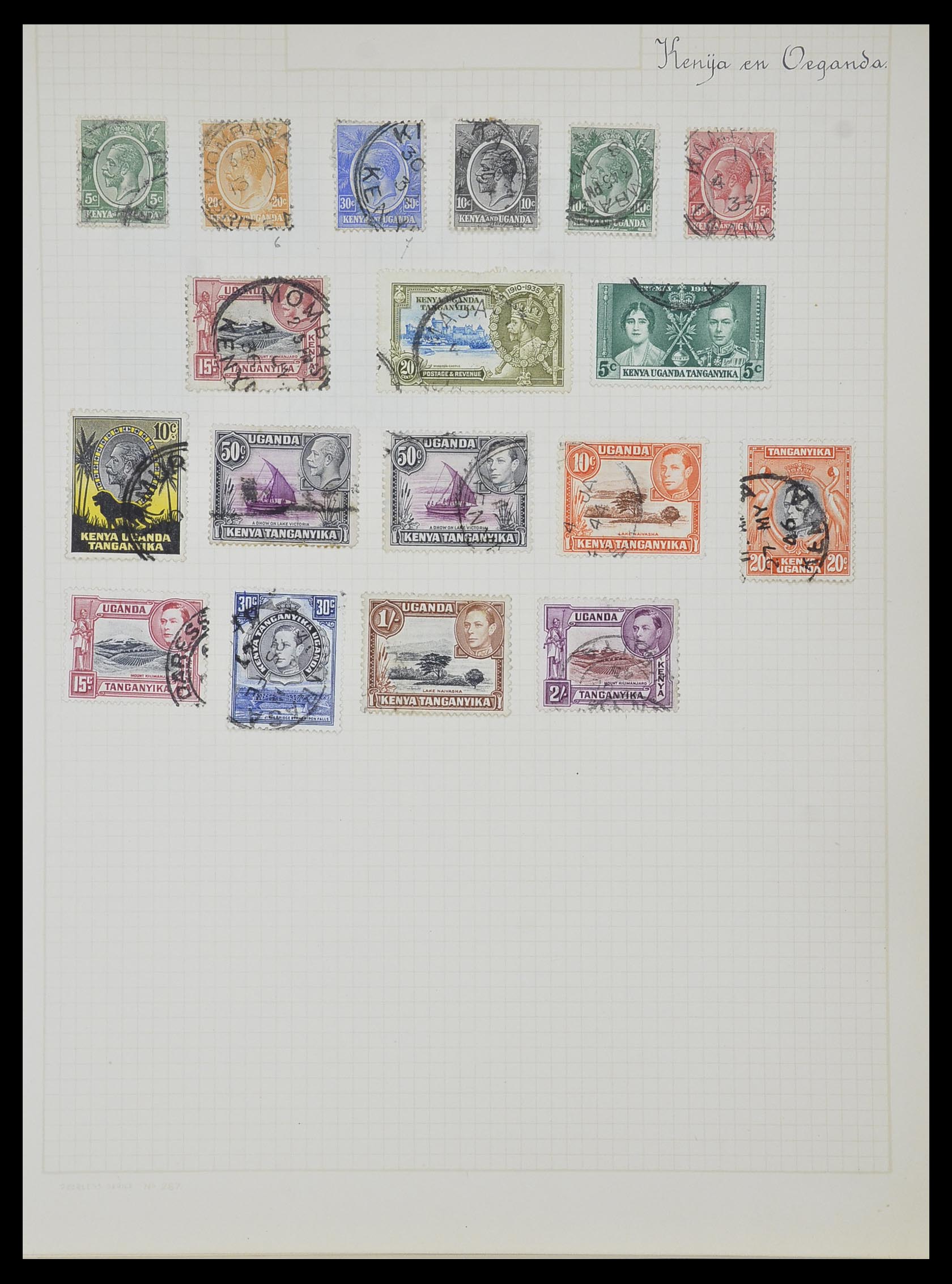 34007 046 - Postzegelverzameling 34007 Engeland en koloniën 1868-1970.