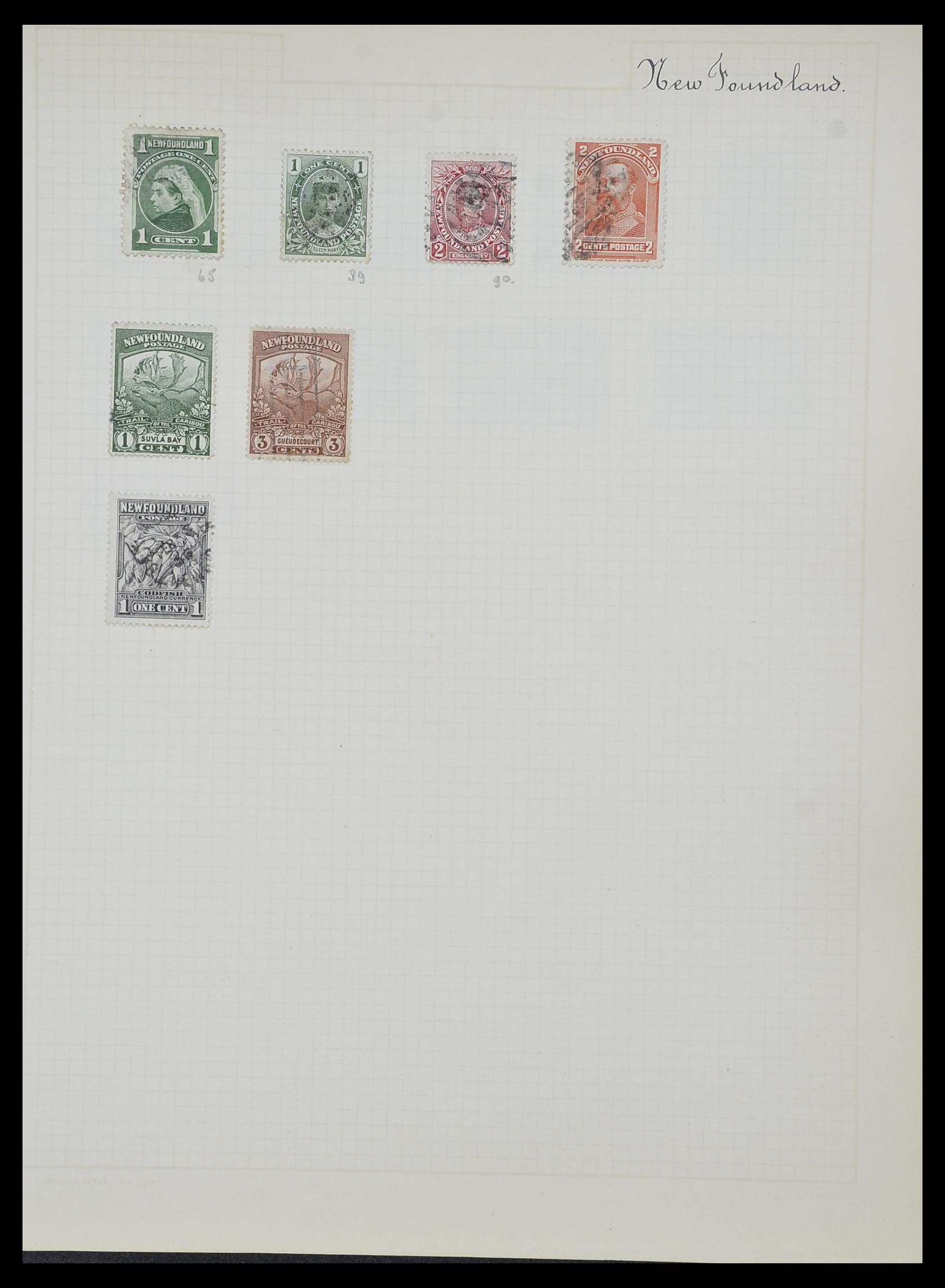 34007 051 - Postzegelverzameling 34007 Engeland en koloniën 1868-1970.