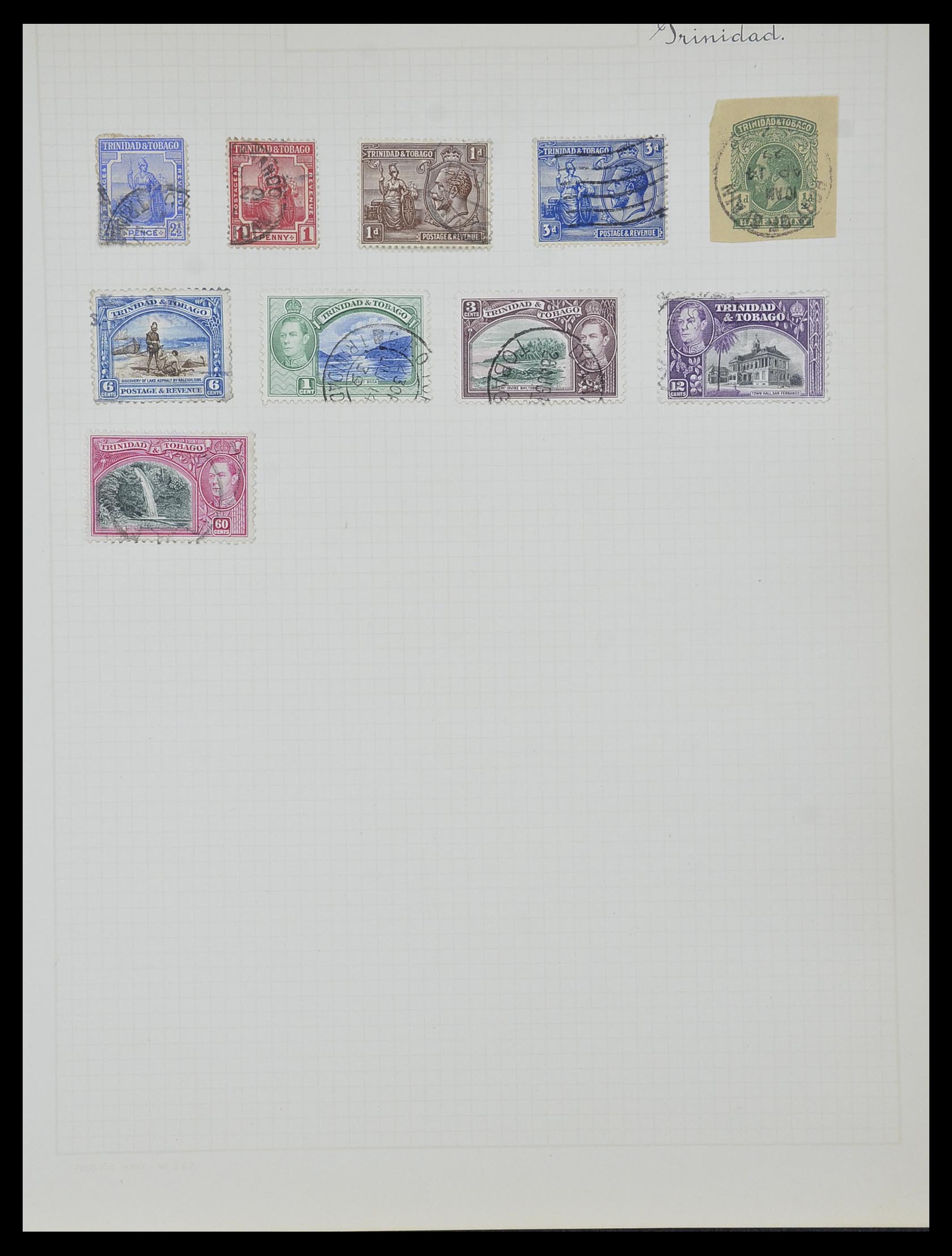 34007 052 - Postzegelverzameling 34007 Engeland en koloniën 1868-1970.