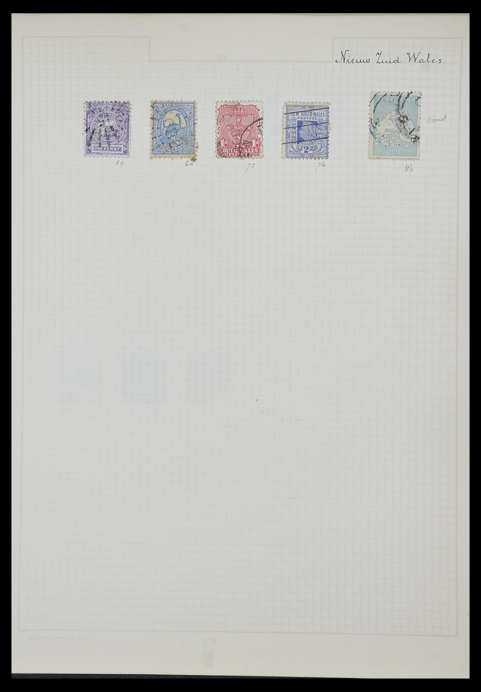 34007 056 - Postzegelverzameling 34007 Engeland en koloniën 1868-1970.