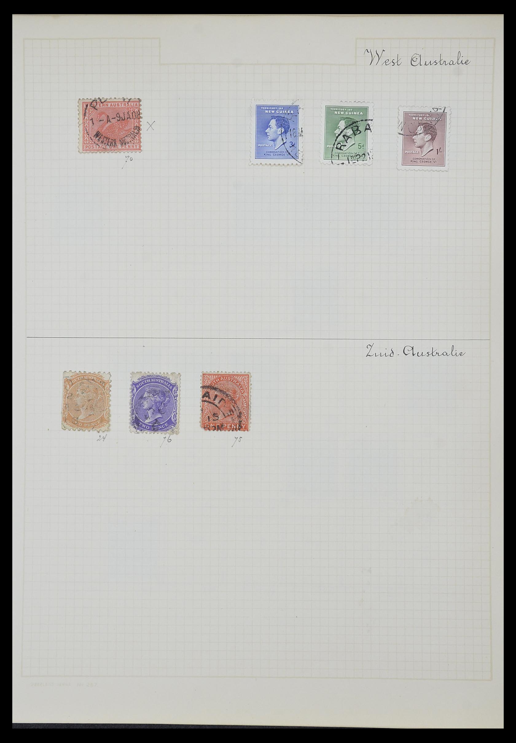 34007 057 - Postzegelverzameling 34007 Engeland en koloniën 1868-1970.