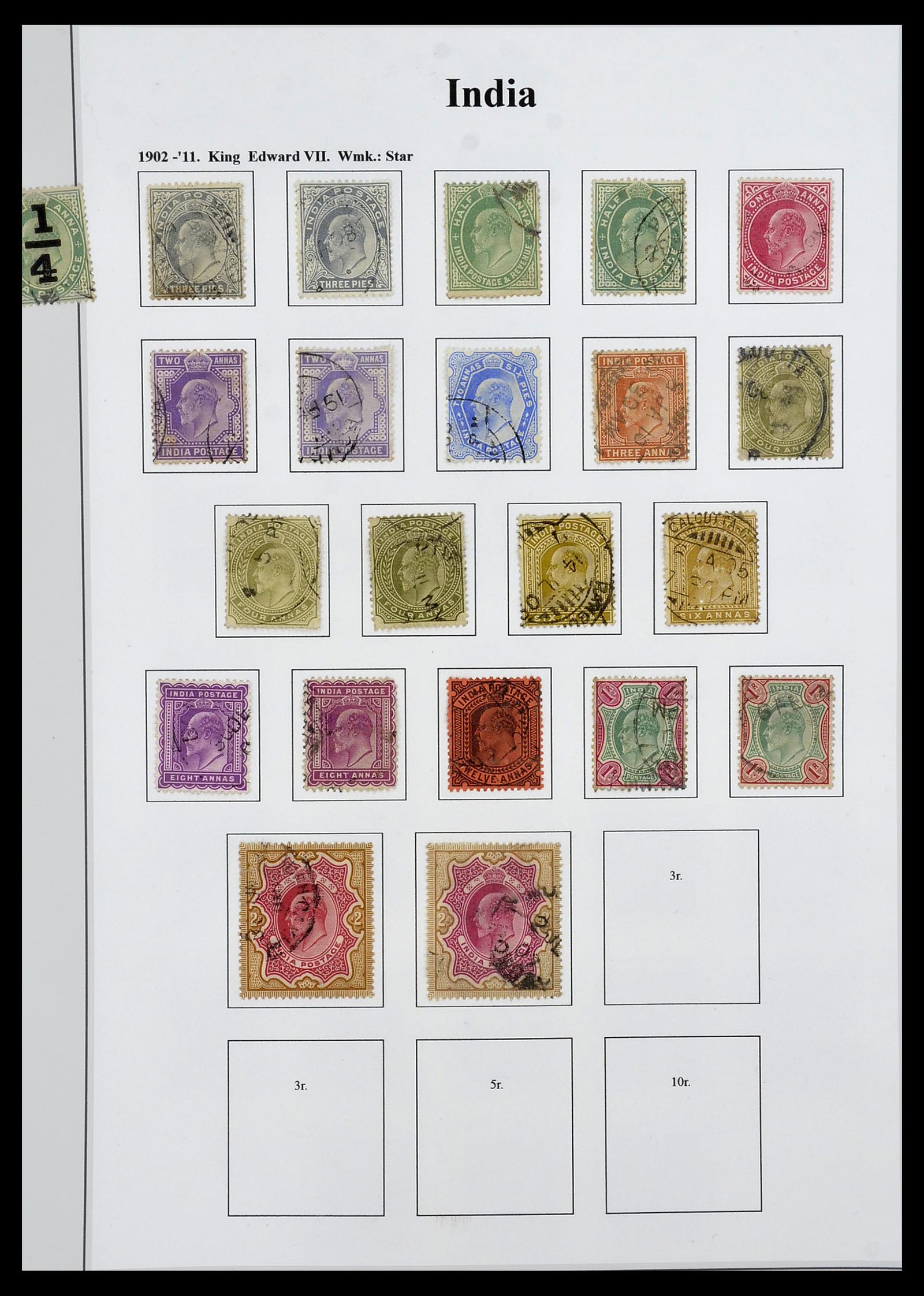 34010 003 - Postzegelverzameling 34010 India en Staten 1854-2018!