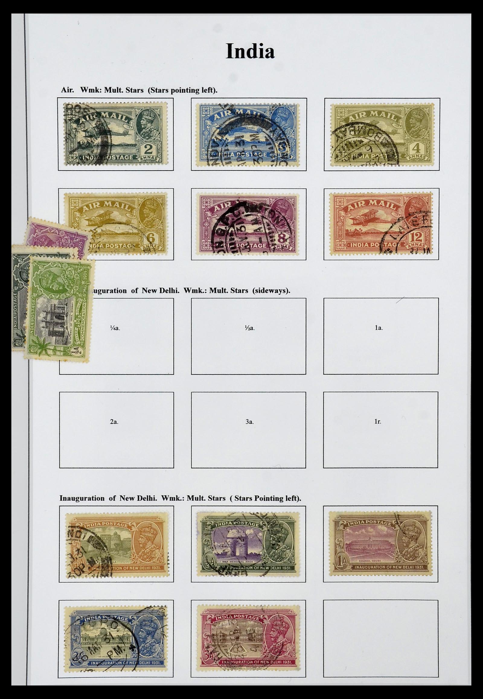 34010 008 - Postzegelverzameling 34010 India en Staten 1854-2018!