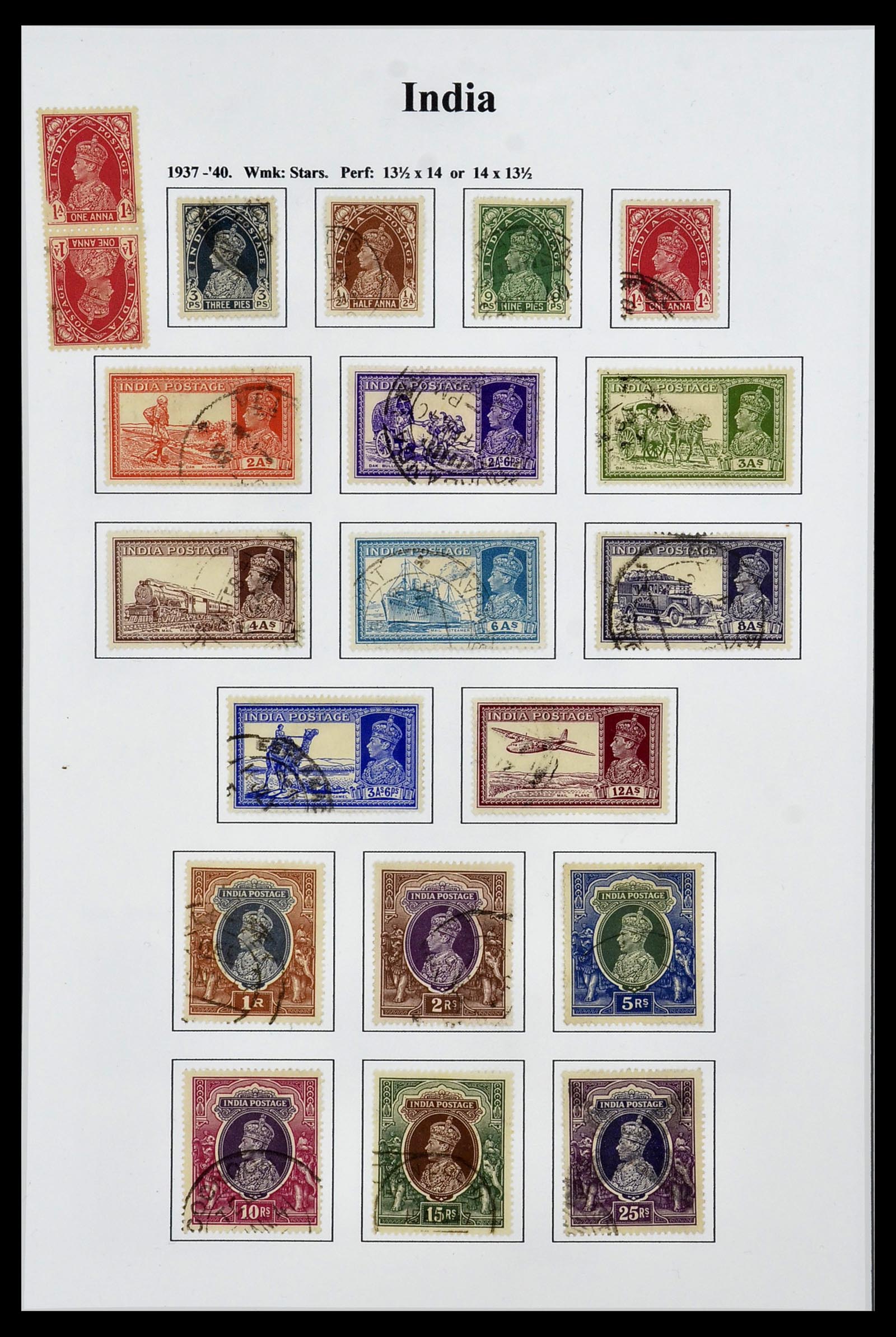 34010 010 - Stamp collection 34010 India and States 1854-2018!