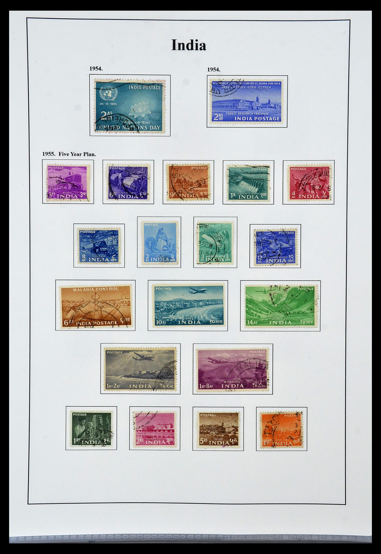 34010 016 - Postzegelverzameling 34010 India en Staten 1854-2018!