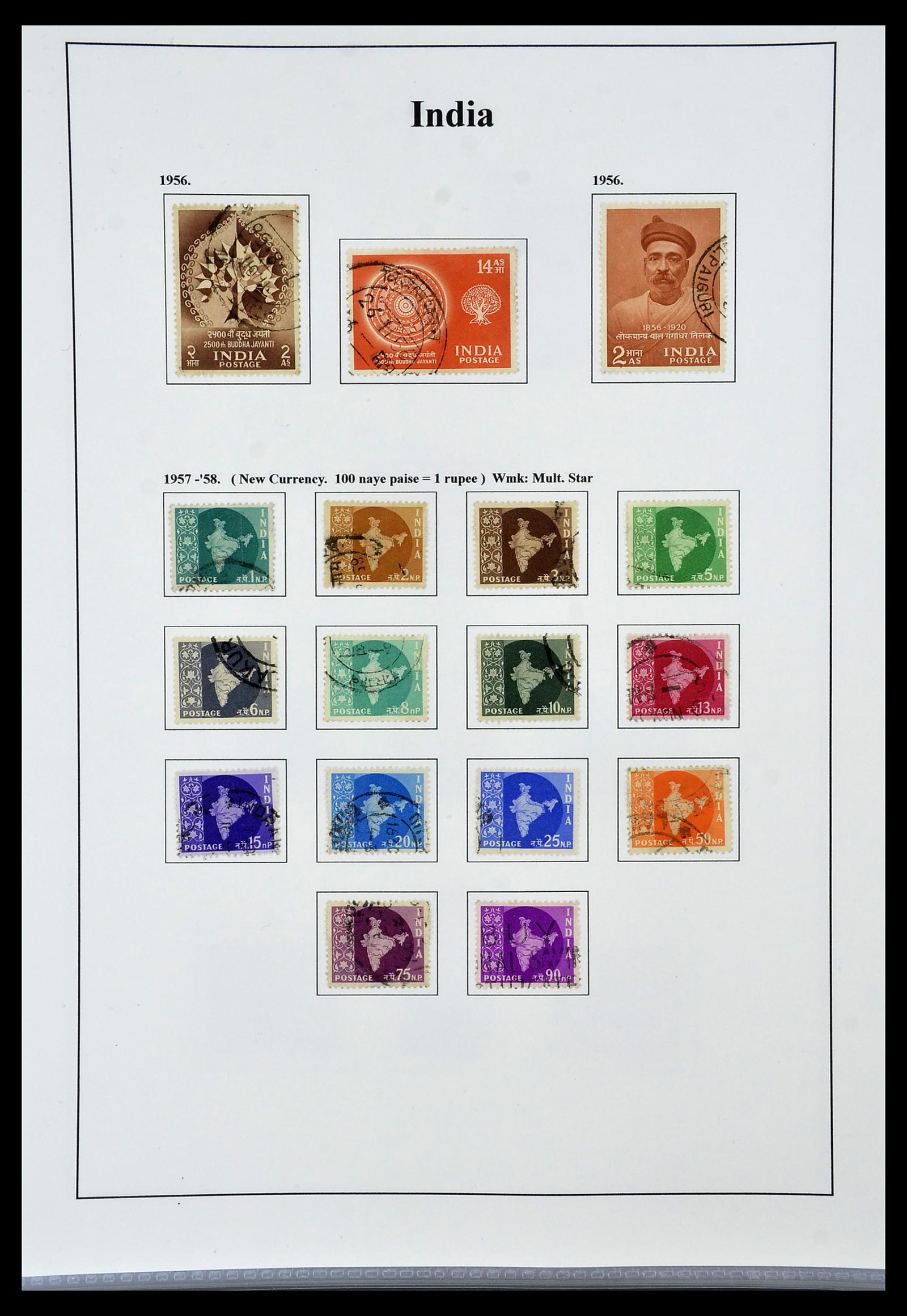 34010 017 - Stamp collection 34010 India and States 1854-2018!