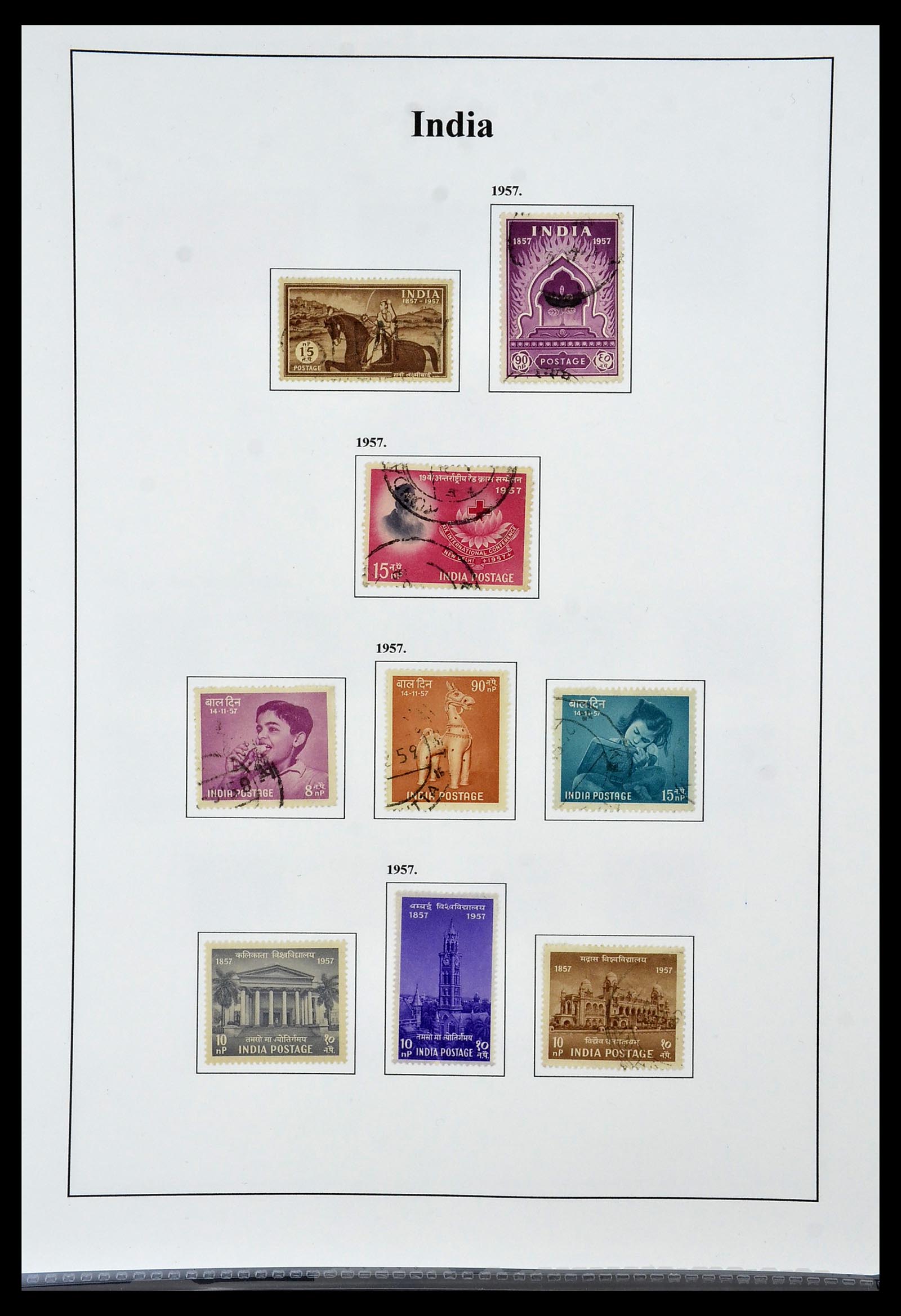 34010 018 - Postzegelverzameling 34010 India en Staten 1854-2018!