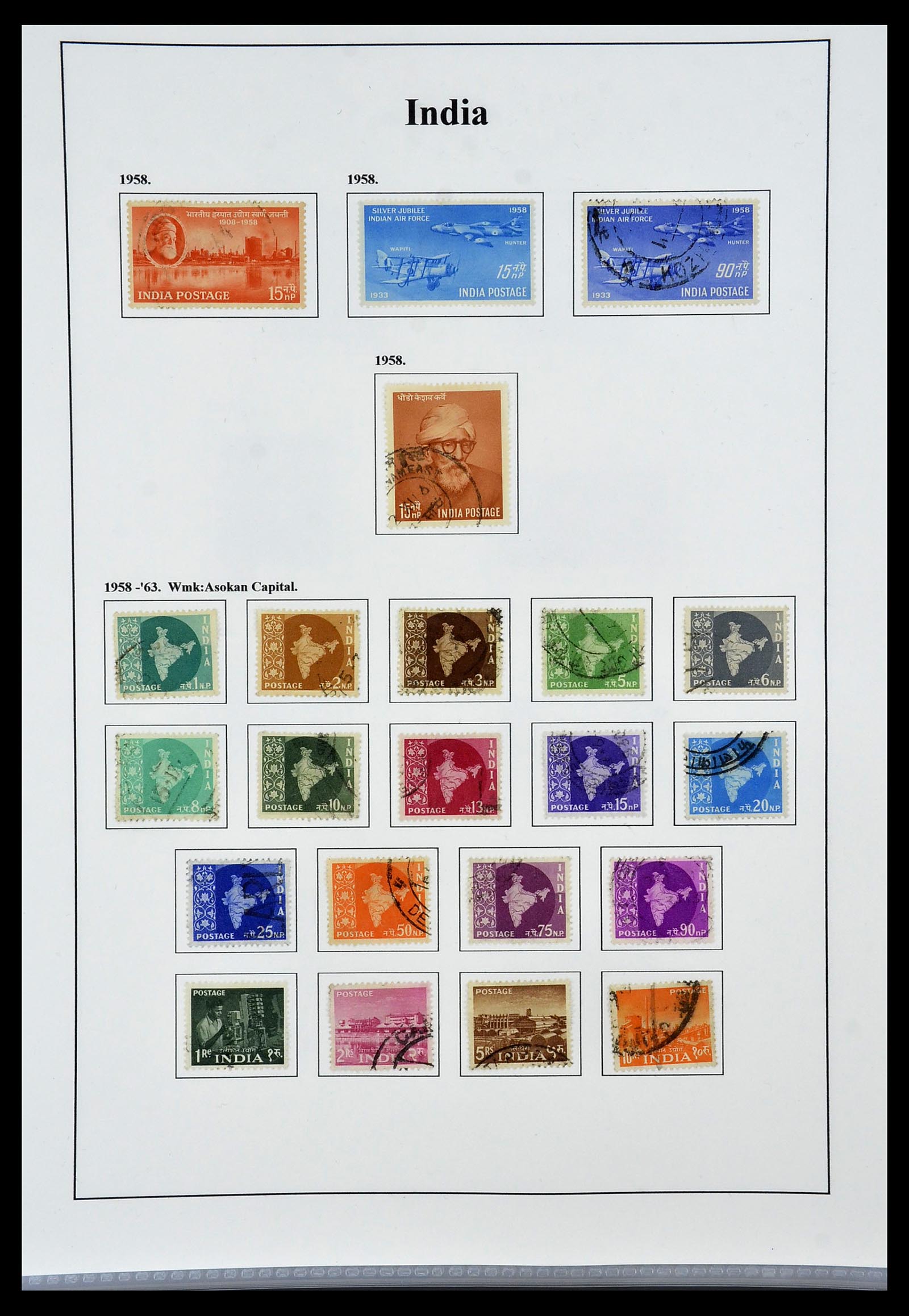 34010 019 - Stamp collection 34010 India and States 1854-2018!