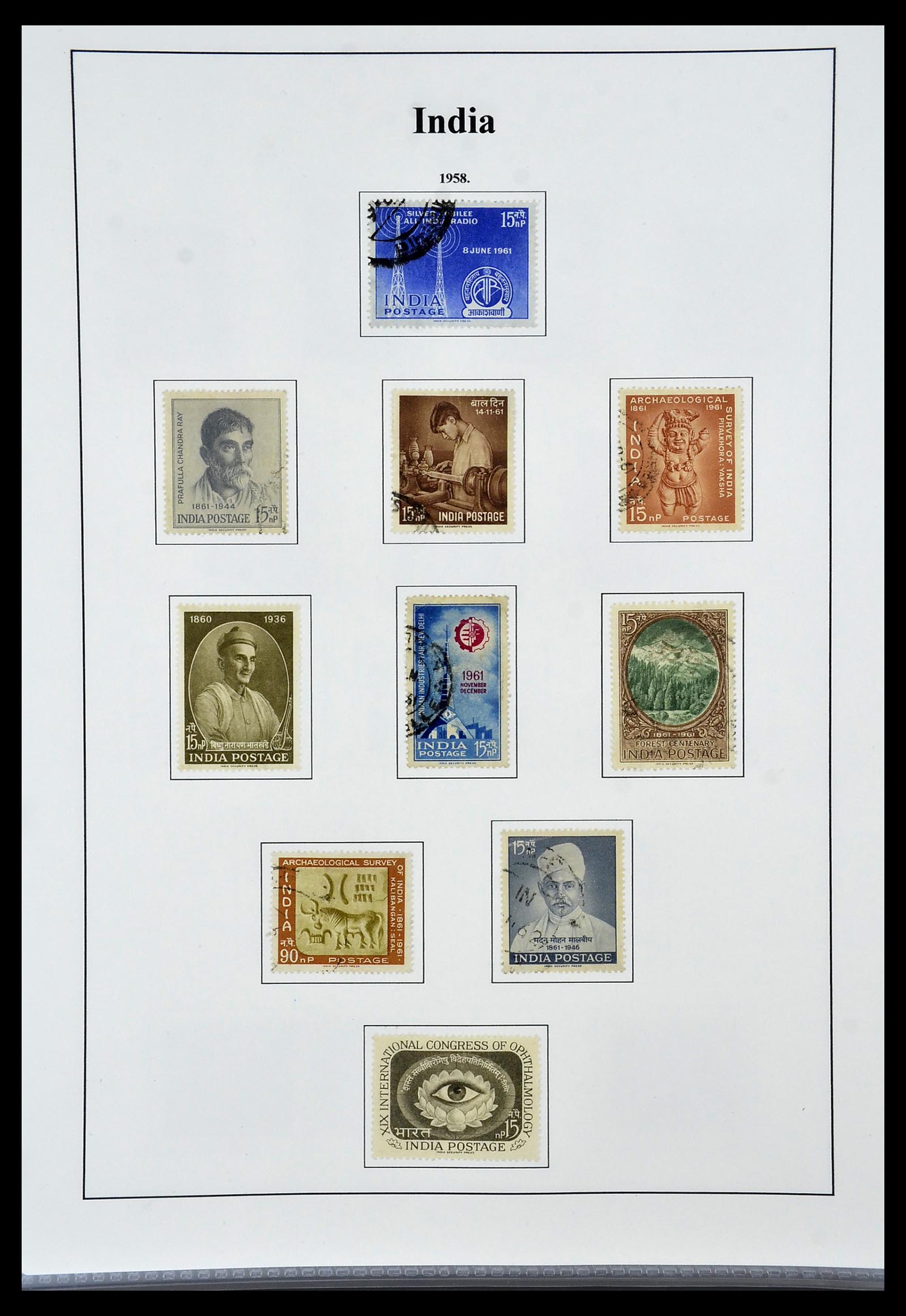 34010 023 - Stamp collection 34010 India and States 1854-2018!
