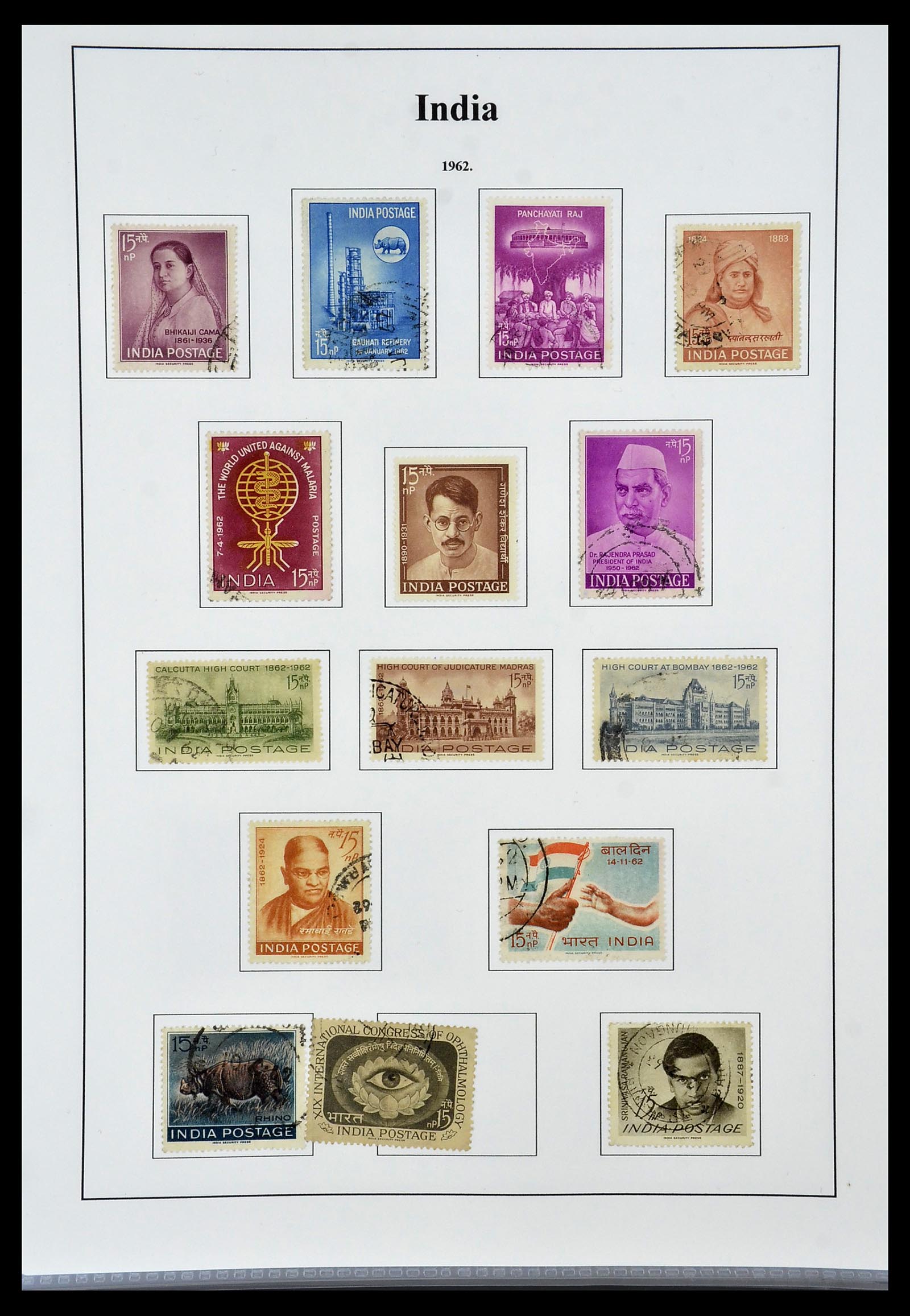 34010 024 - Postzegelverzameling 34010 India en Staten 1854-2018!