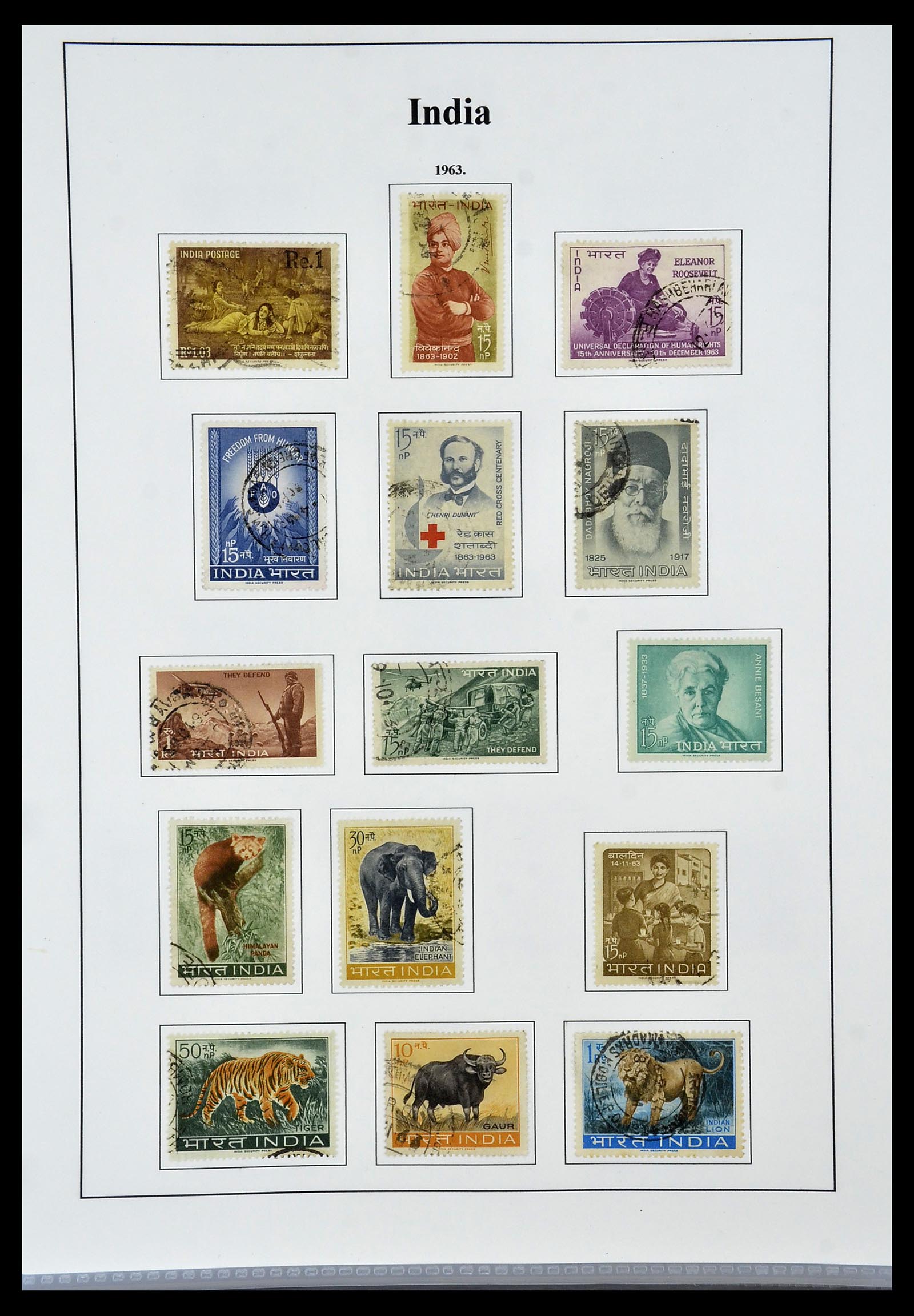 34010 025 - Postzegelverzameling 34010 India en Staten 1854-2018!